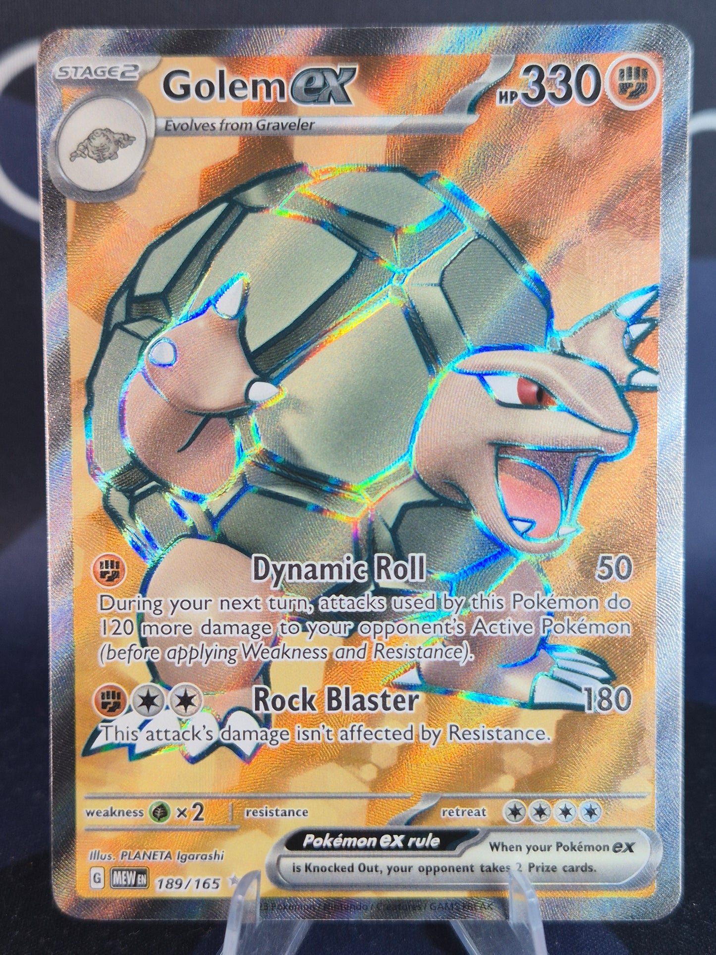Golem ex 189/165 151 Ultra Rare