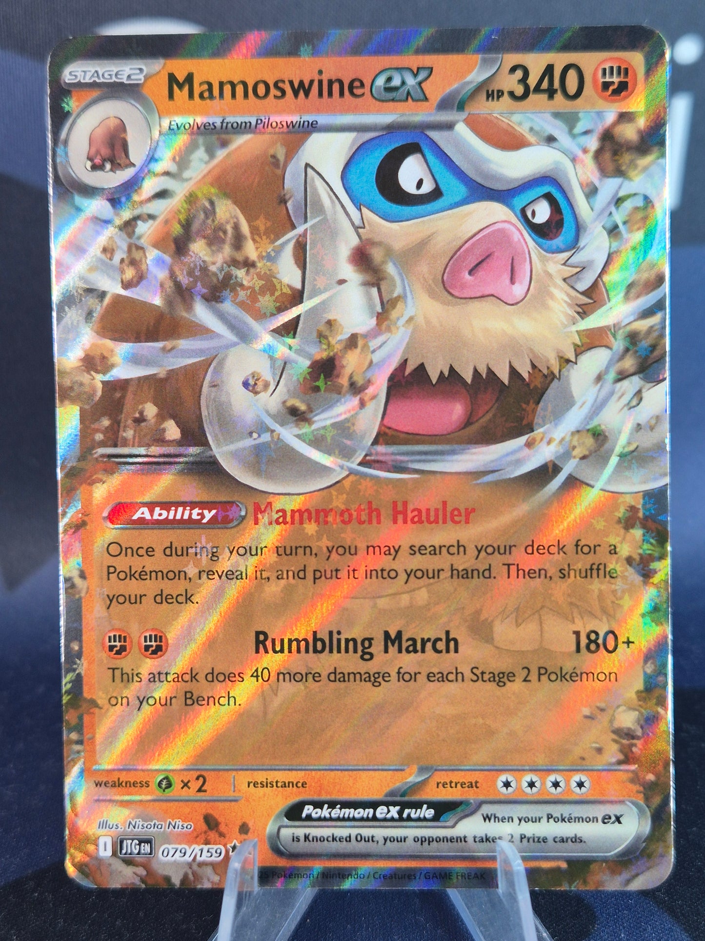 Mamoswine ex 079/159 Journey Together Double Rare