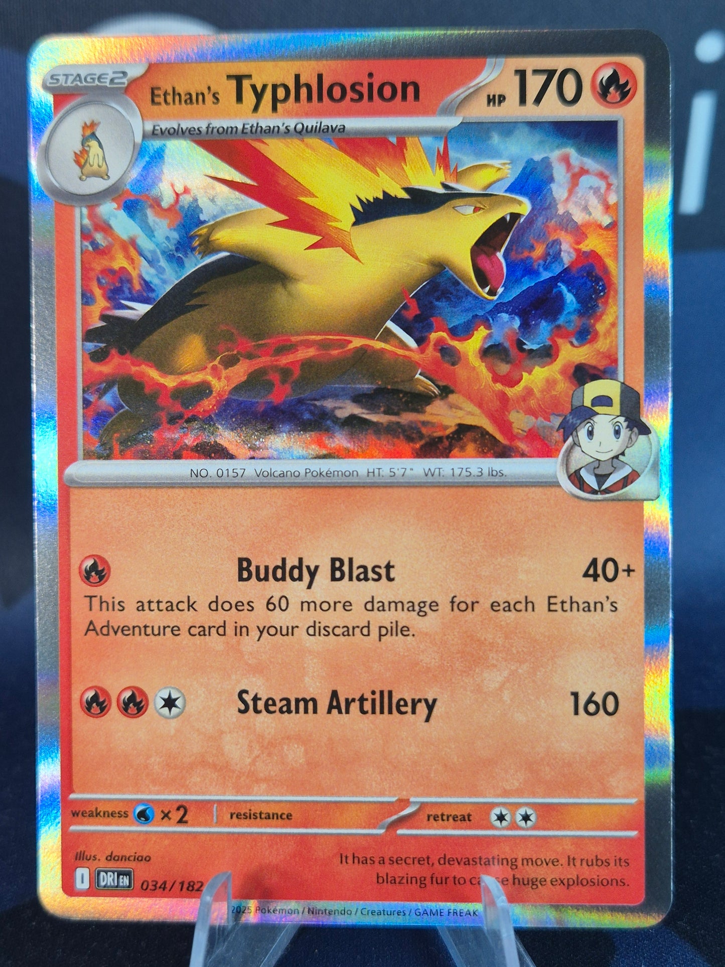 Ethan's Typhlosion 034/182 Destined Rivals Holo