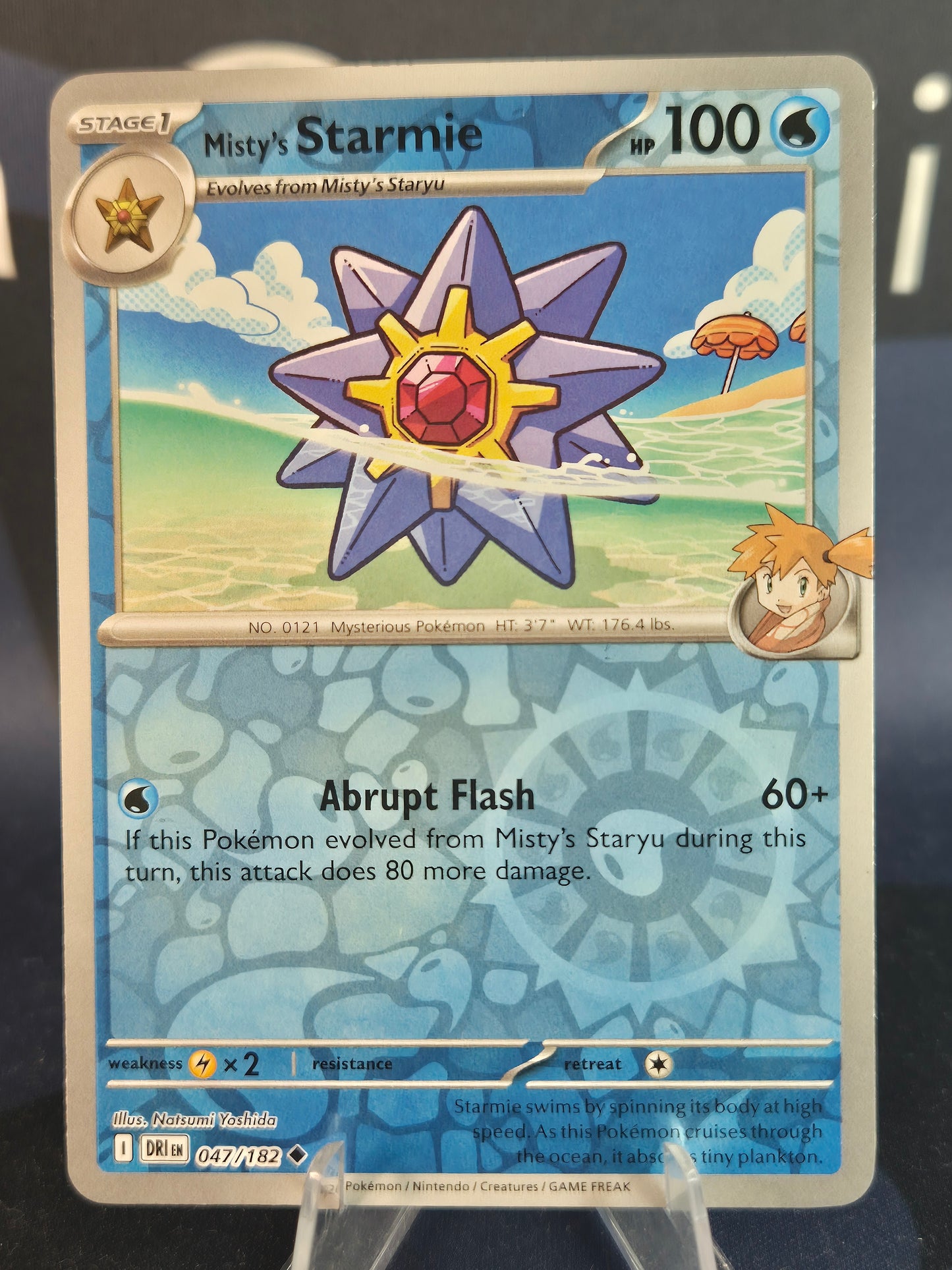 Misty's Starmie 047/182 Destined Rivals Reverse Holo