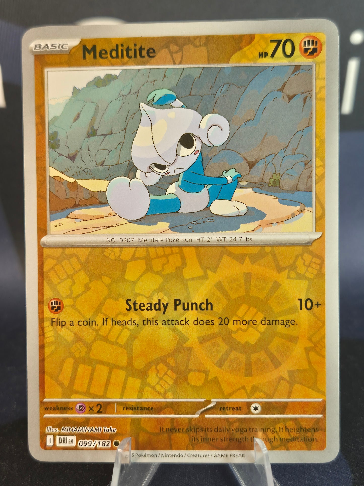 Meditite 099/182 Destined Rivals Reverse Holo