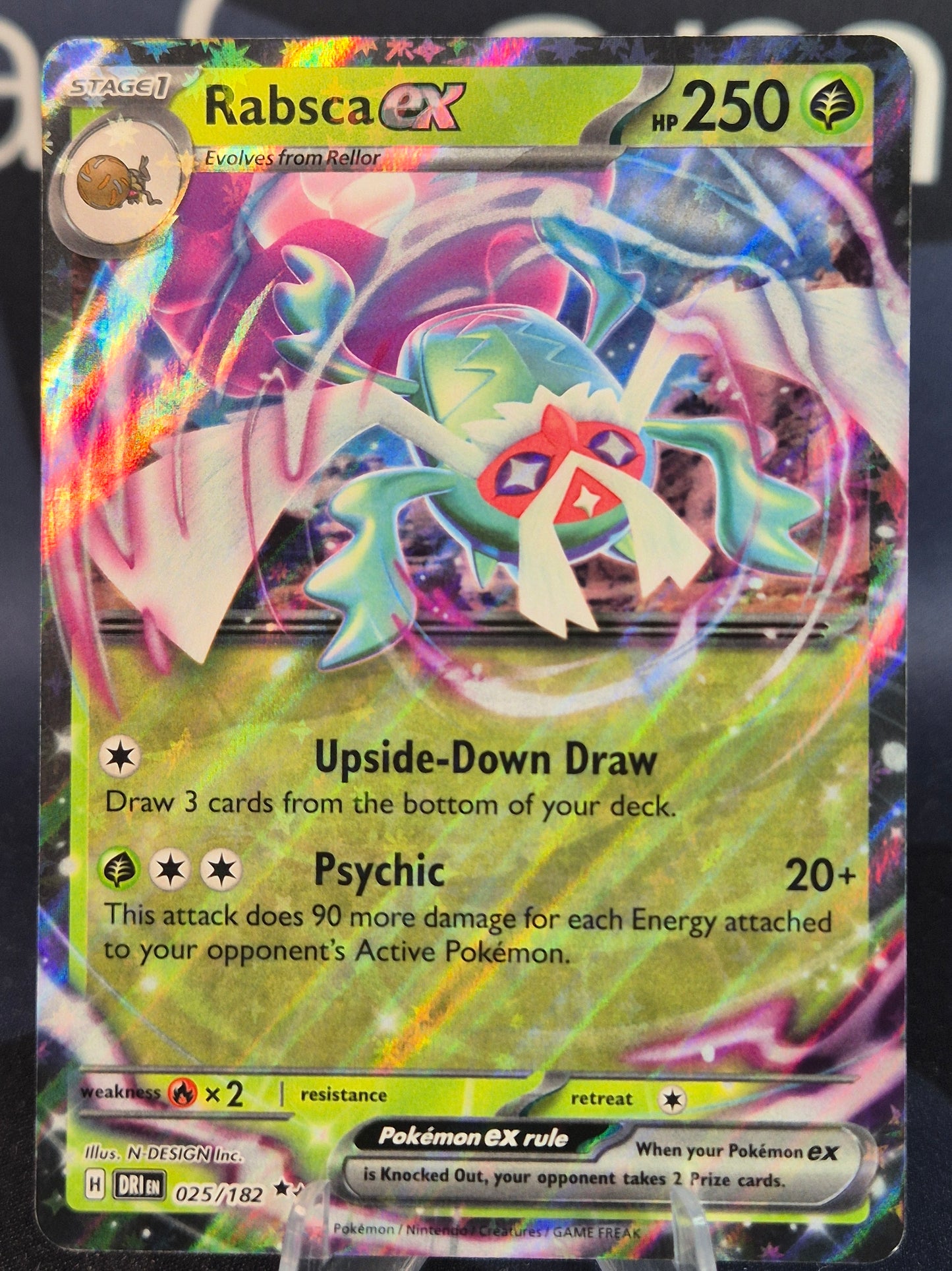 Rabsca ex 025/182 Destined Rivals Double Rare