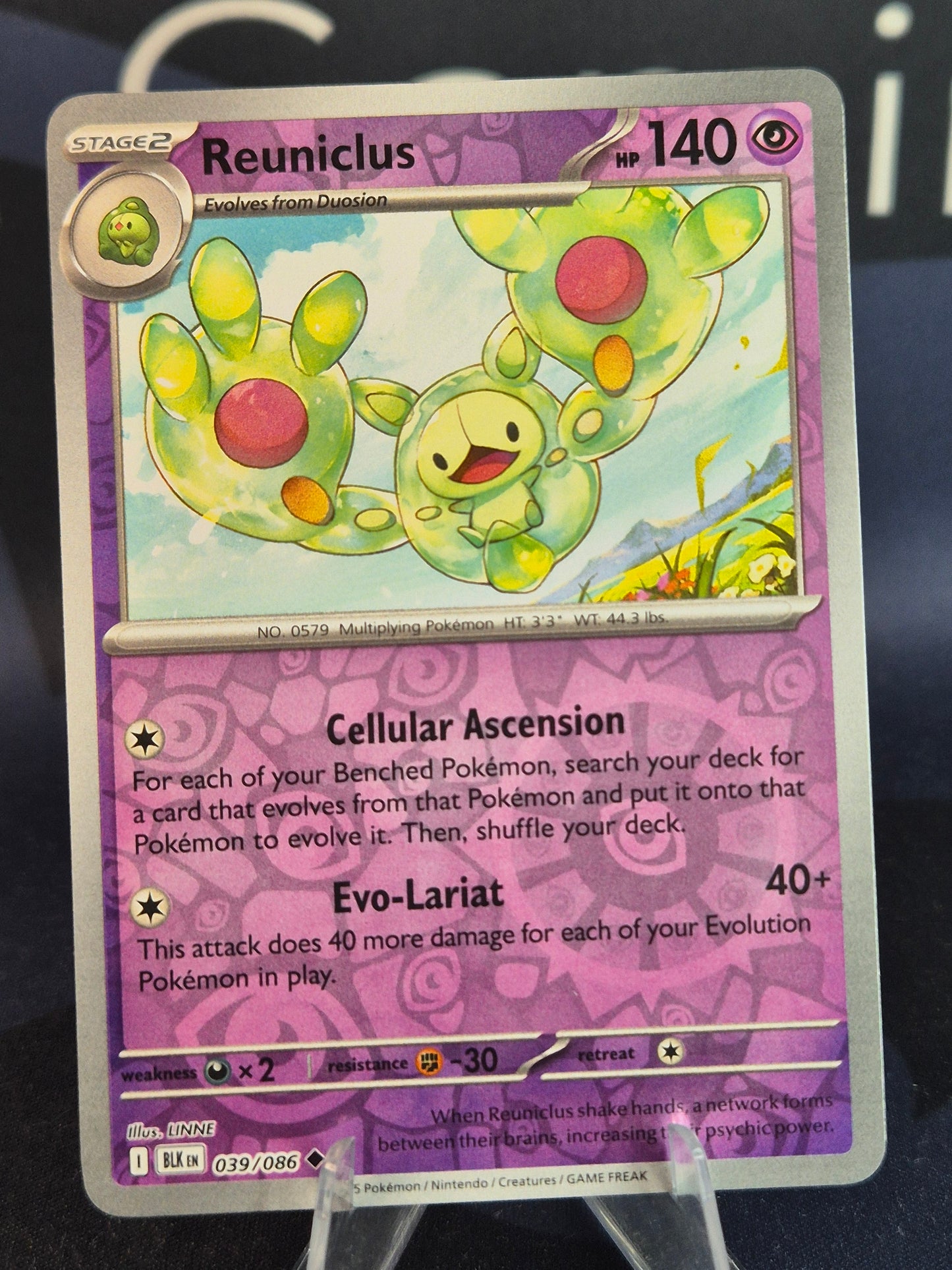 Reuniclus 039/086 Black Bolt Reverse Holo