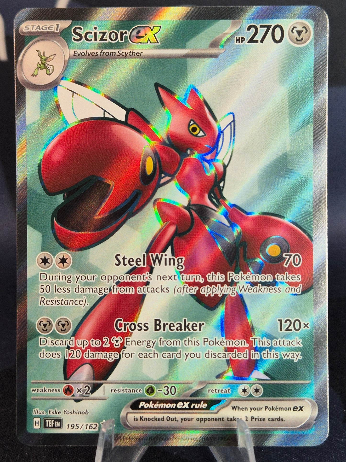 Scizor ex 195/162 Temporal Forces Ultra Rare