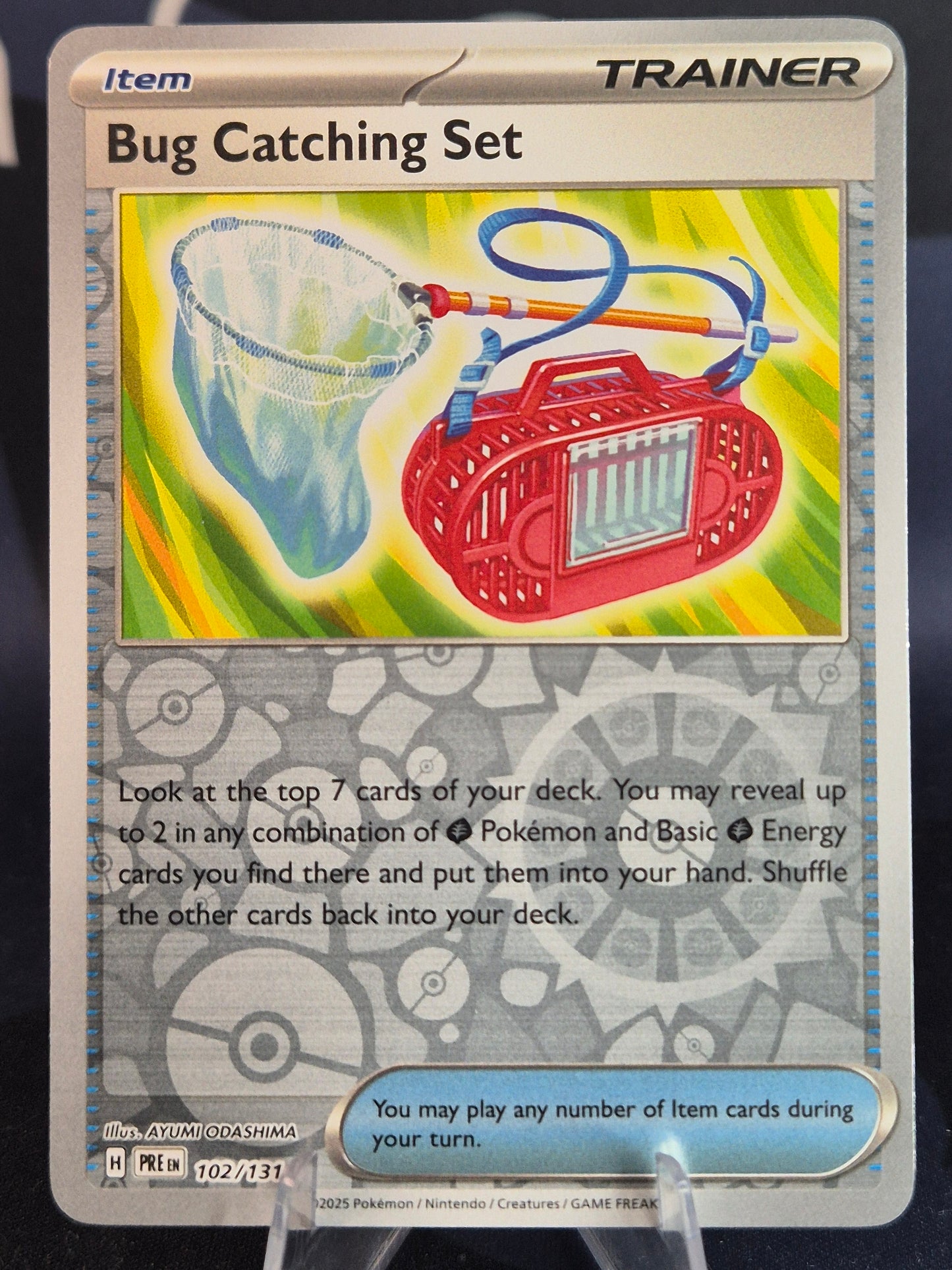 Bug Catching Set 102/131 Prismatic Evolutions Reverse Holo