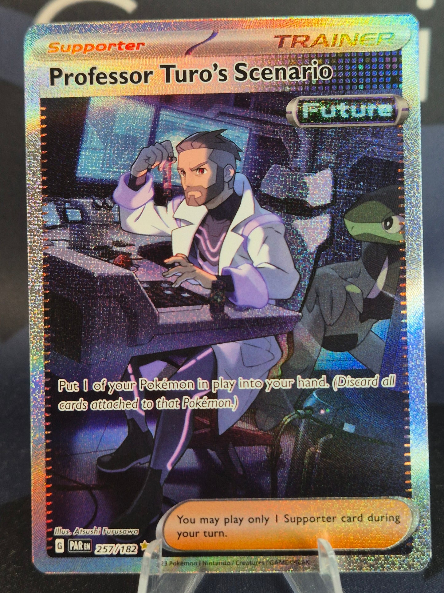 Professor Turo's Scenario 257/182 Paradox Rift Special Illustration Rare