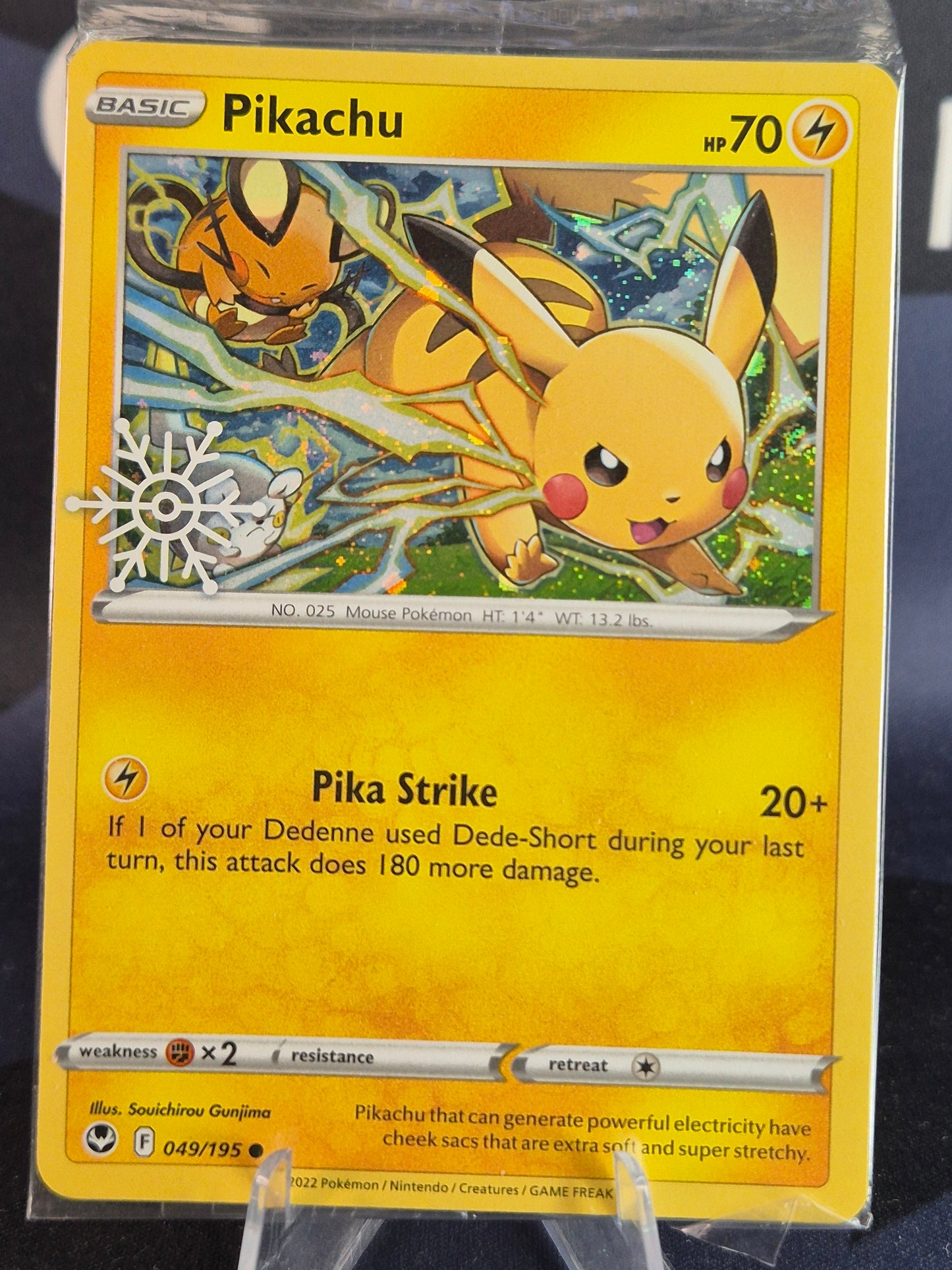 Pikachu 049/195 Holiday Calendar 2023 Stamp SEALED