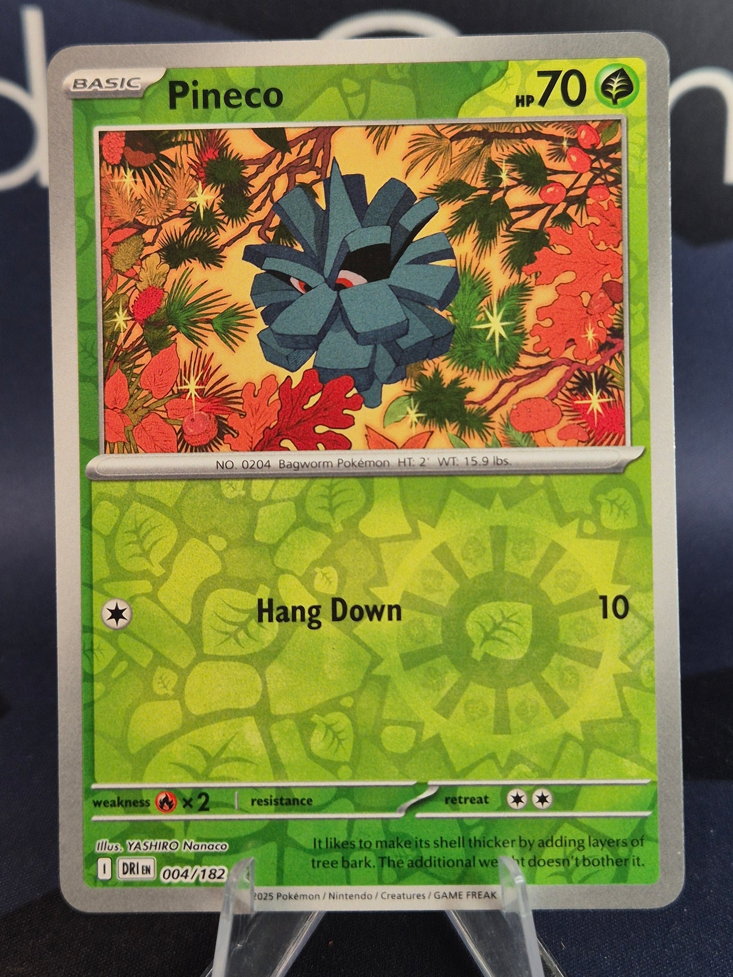 Pineco 004/182 Destined Rivals Reverse Holo
