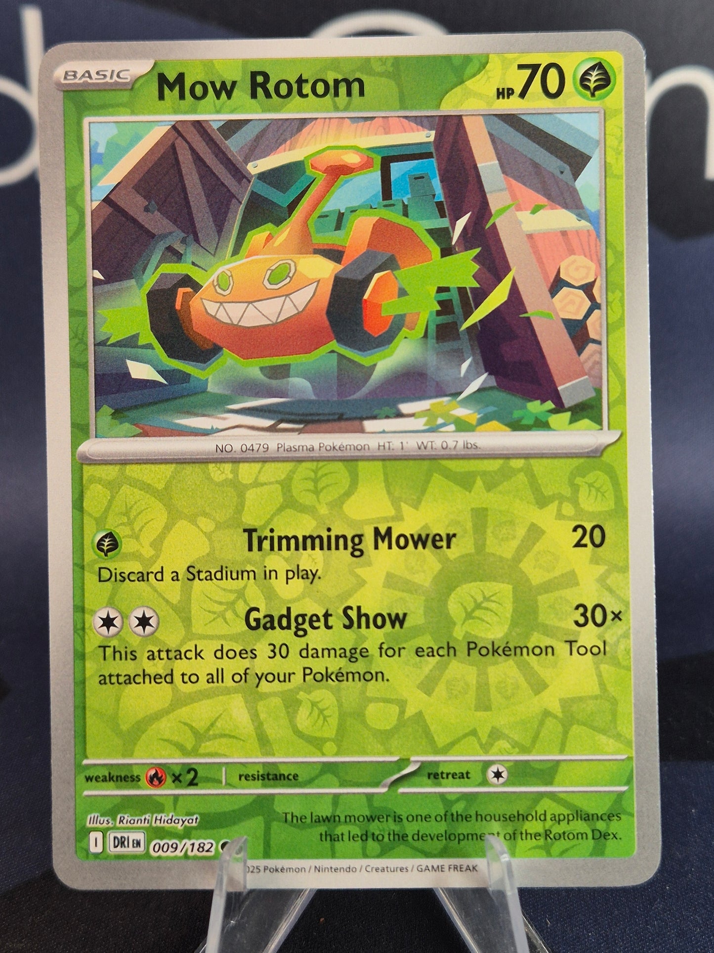 Mow Rotom 009/182 Destined Rivals Reverse Holo