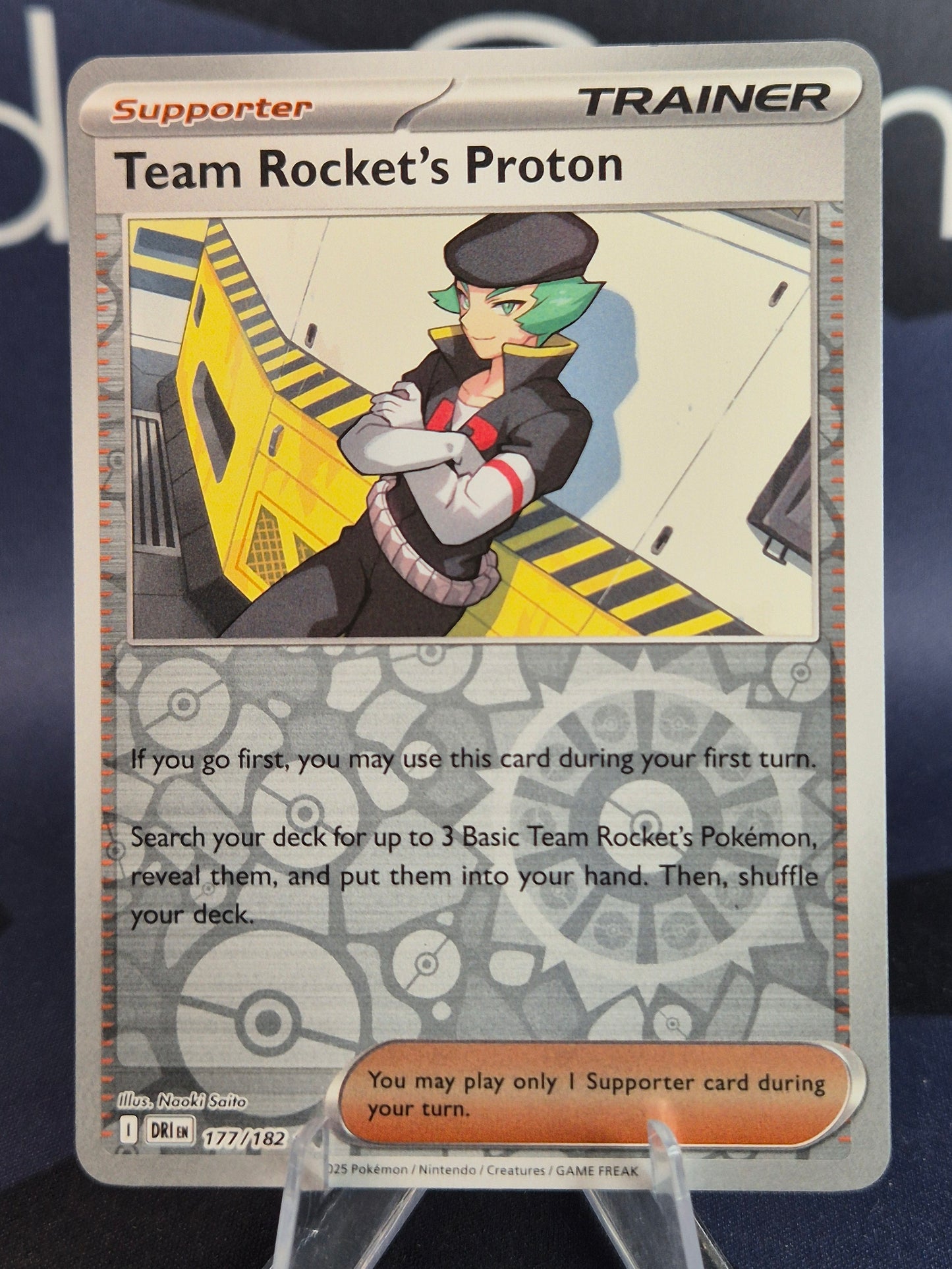 Team Rocket's Proton 177/182 Destined Rivals Reverse Holo