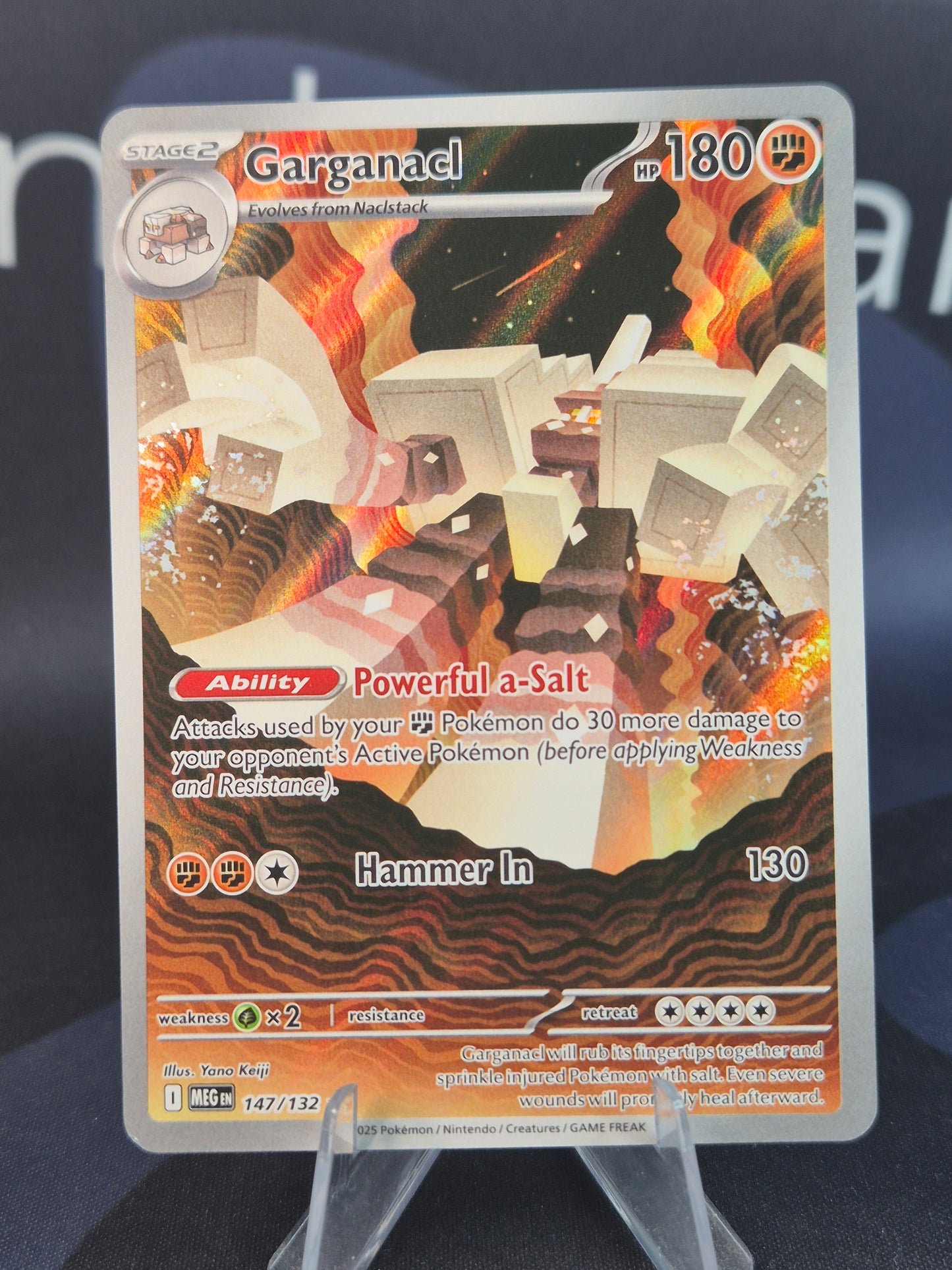 Garganacl 147/132 Mega Evolution Illustration Rare