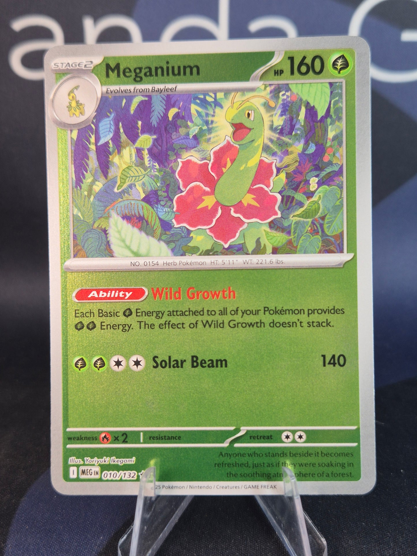 Meganium 010/132 Mega Evolution Reverse Holo