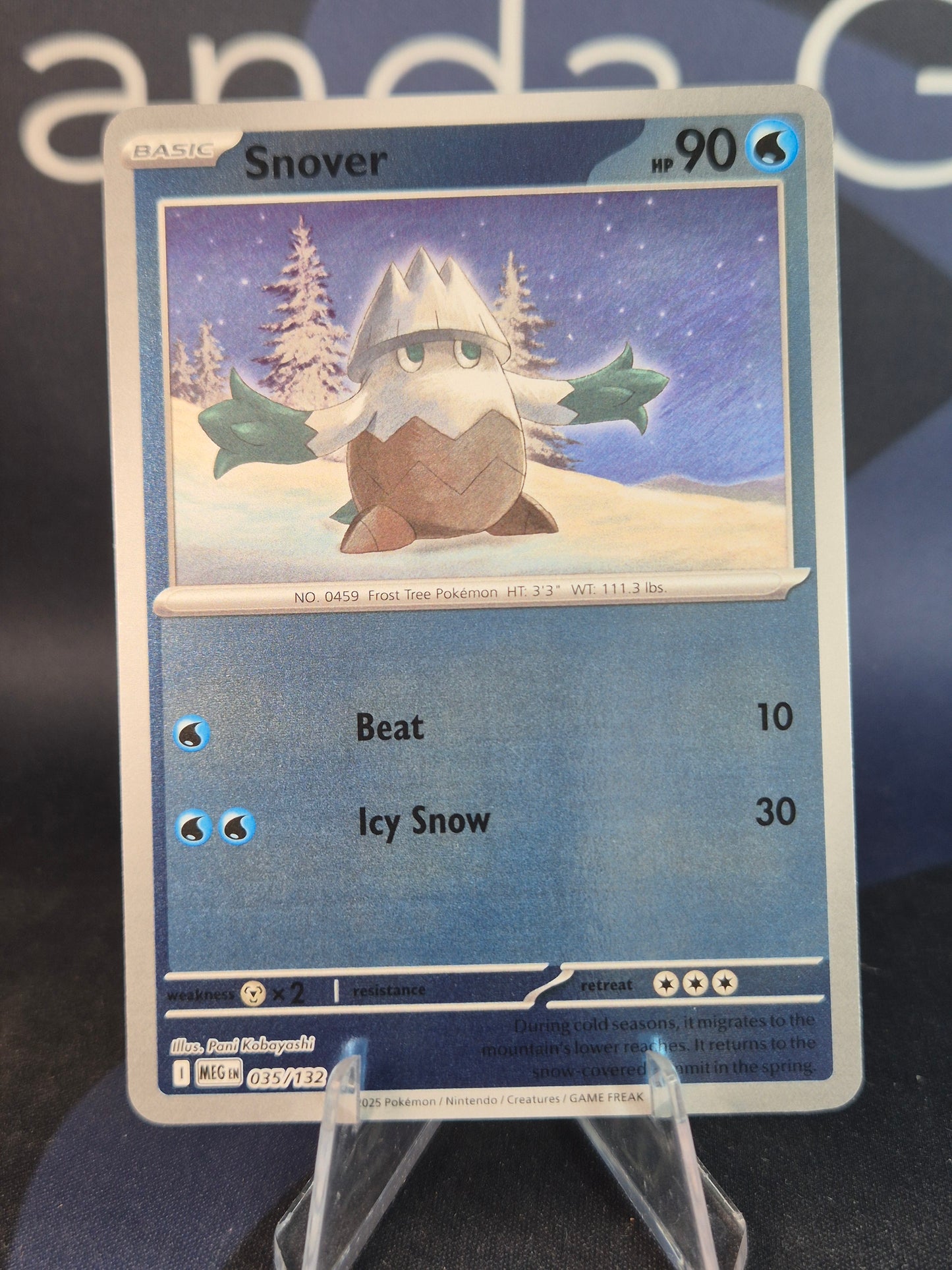 Snover 035/132 Mega Evolution Reverse Holo