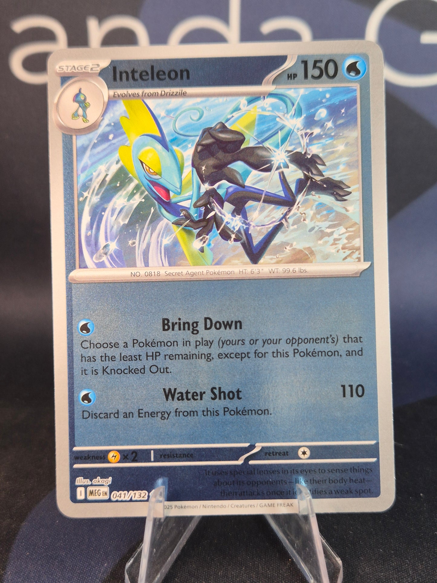 Inteleon 041/132 Mega Evolution Reverse Holo