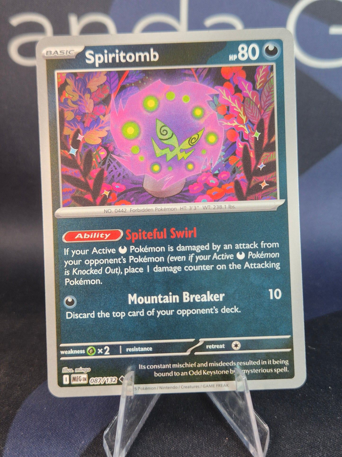 Spiritomb 087/132 Mega Evolution Reverse Holo