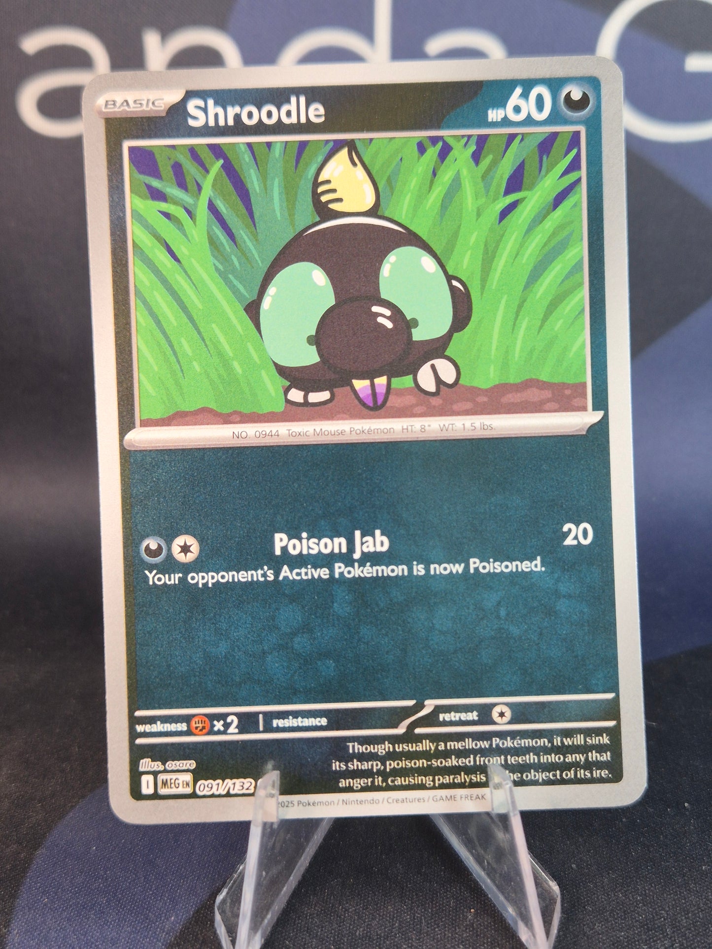 Shroodle 091/132 Mega Evolution Reverse Holo
