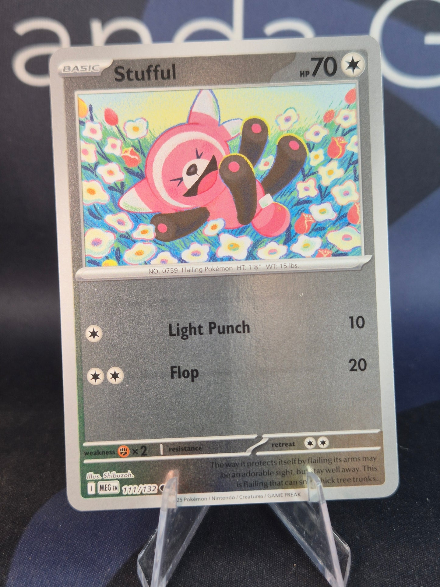 Stufful 111/132 Mega Evolution Reverse Holo