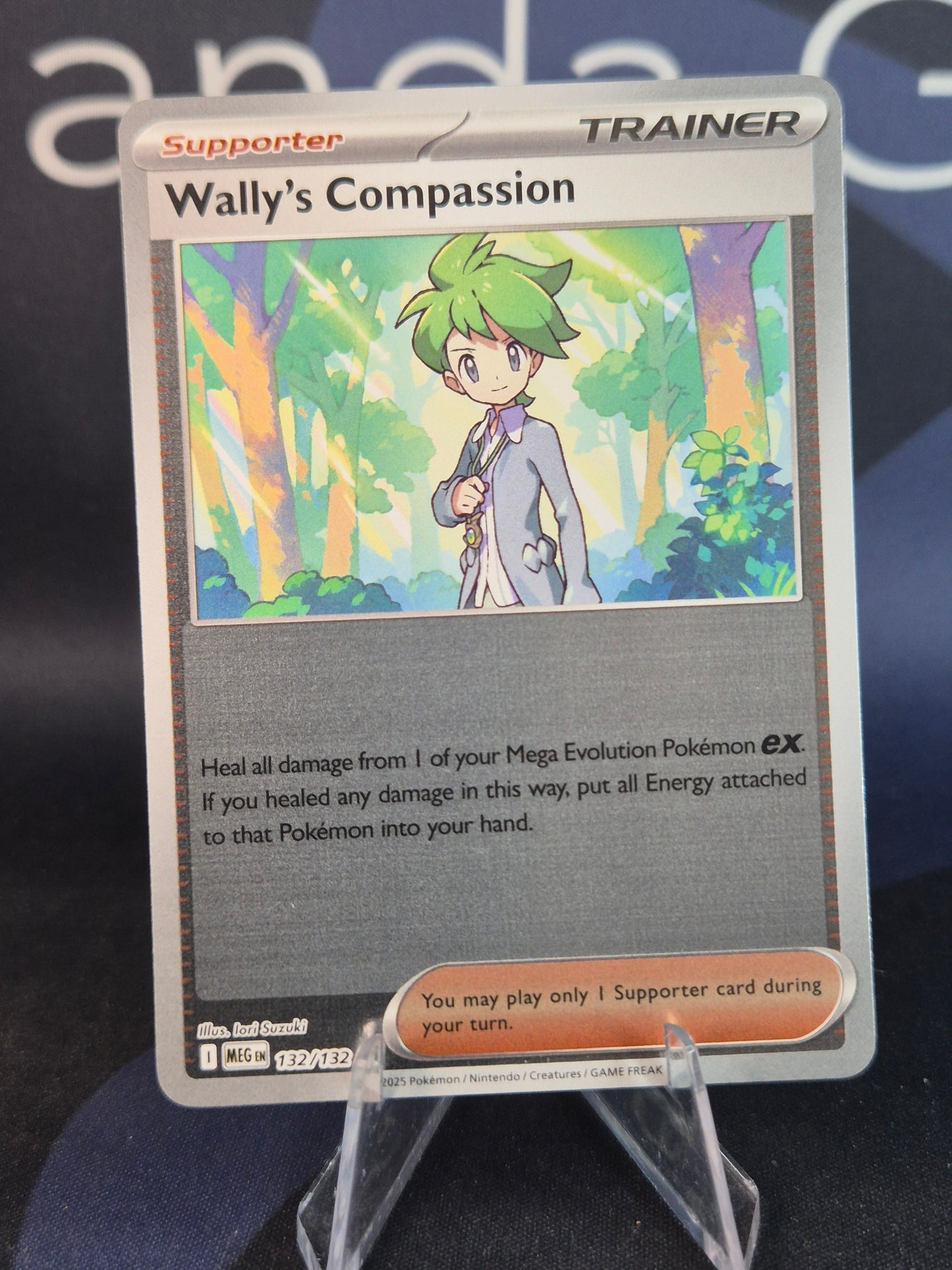 Wally's Compassion 132/132 Mega Evolution Reverse Holo