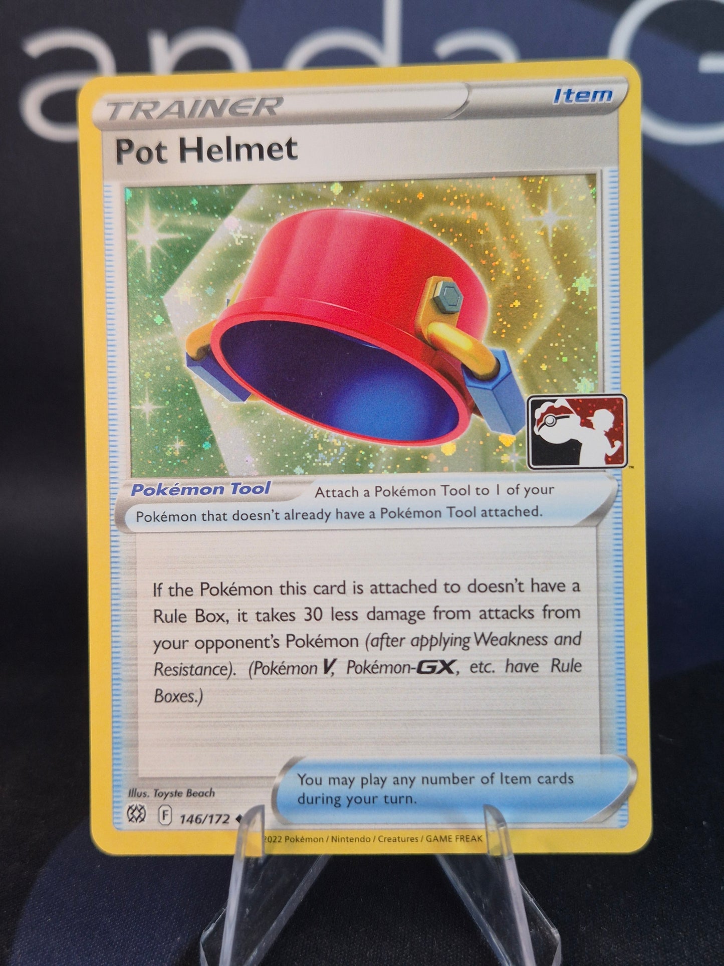 Pot Helmet Play Stamp Series 3 Holo