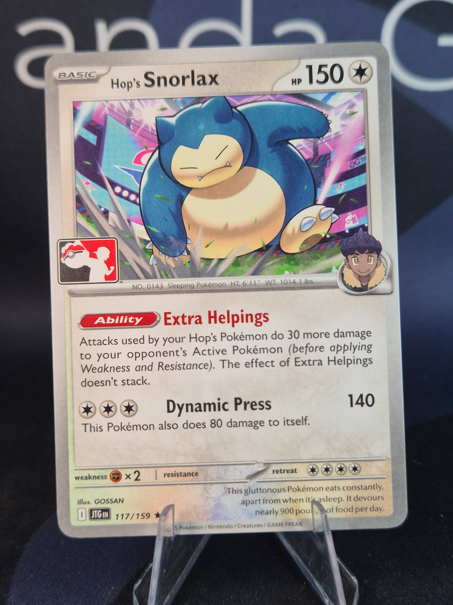Hop's Snorlax Play Stamp Series 7