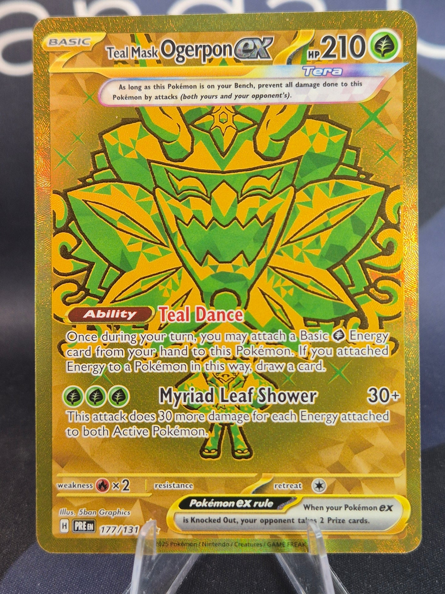 Teal Mask Ogerpon 177/131 Prismatic Evolutions Hyper Rare