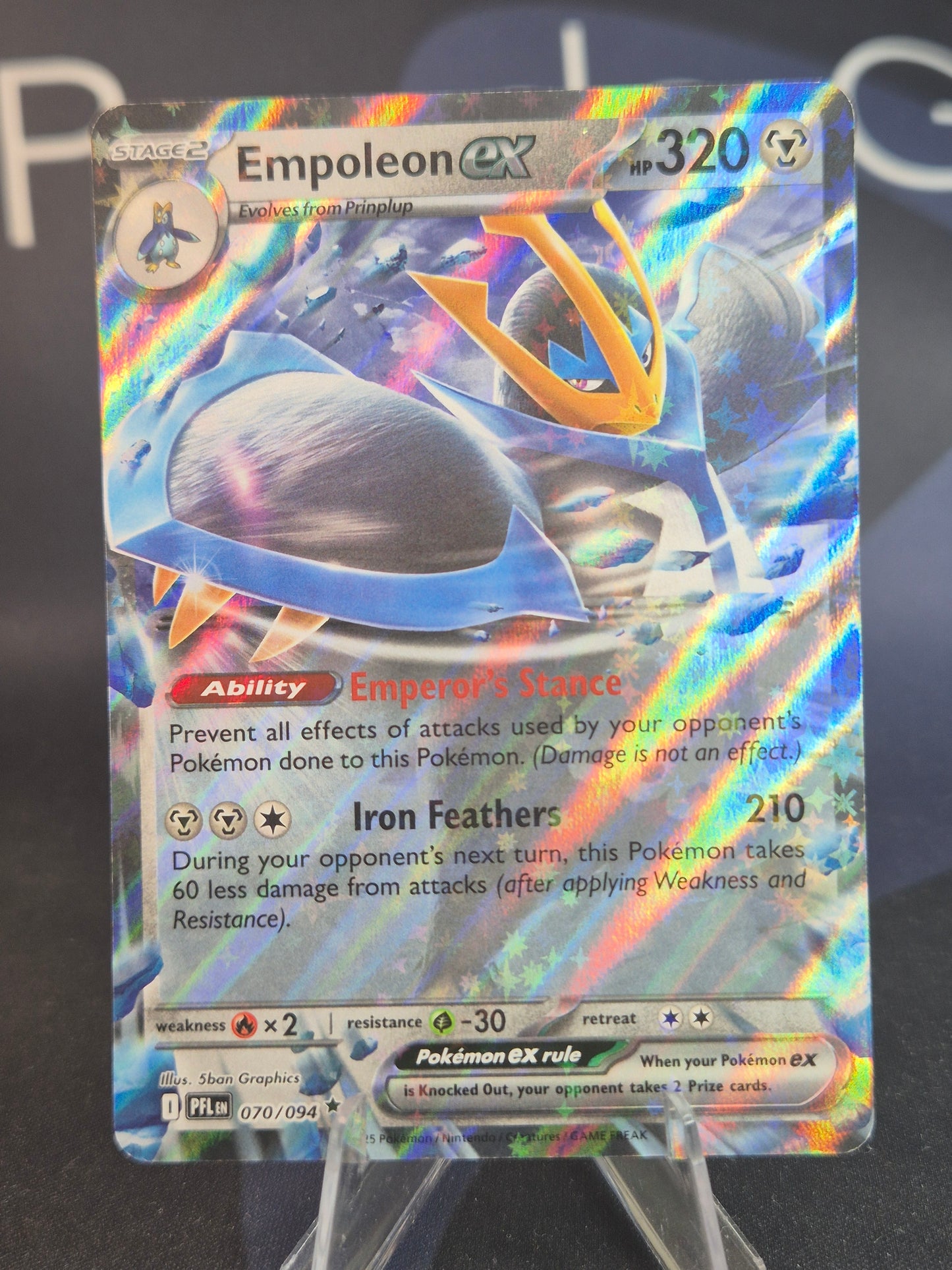 Empoleon ex 070/094 Phantasmal Flames Double Rare