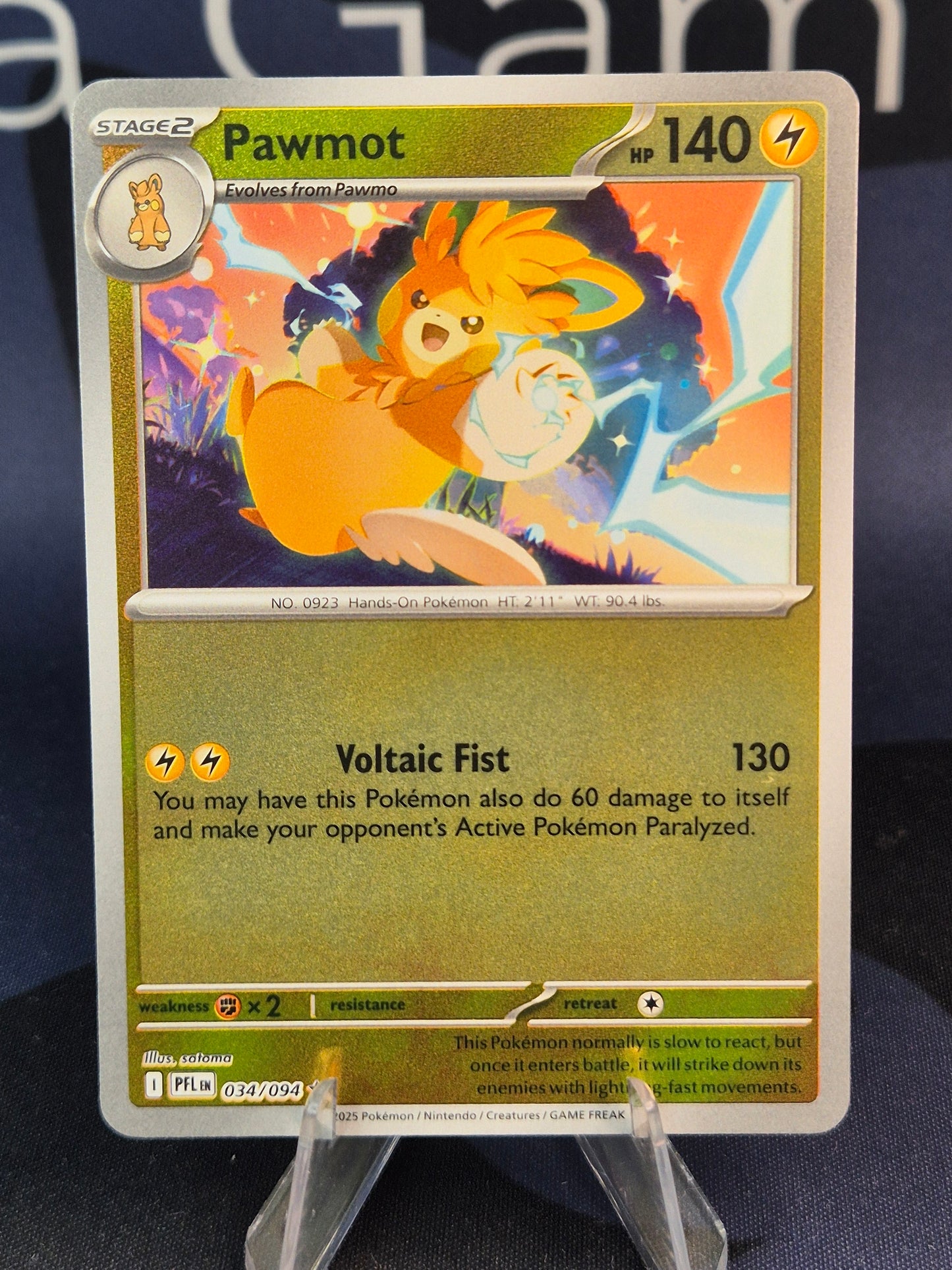 Pawmot 034/094 Phantasmal Flames Reverse Holo