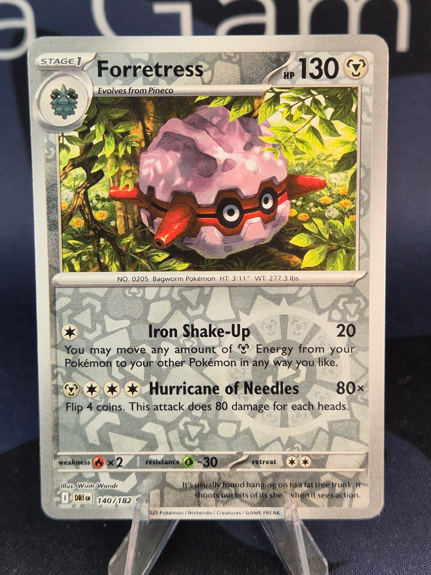 Forretress 140/182 Destined Rivals Reverse Holo