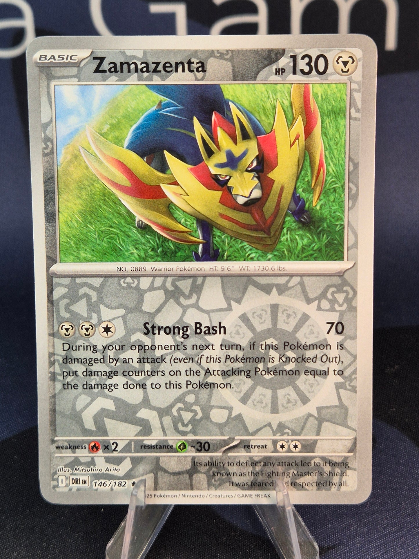 Zamazenta 146/182 Destined Rivals Reverse Holo