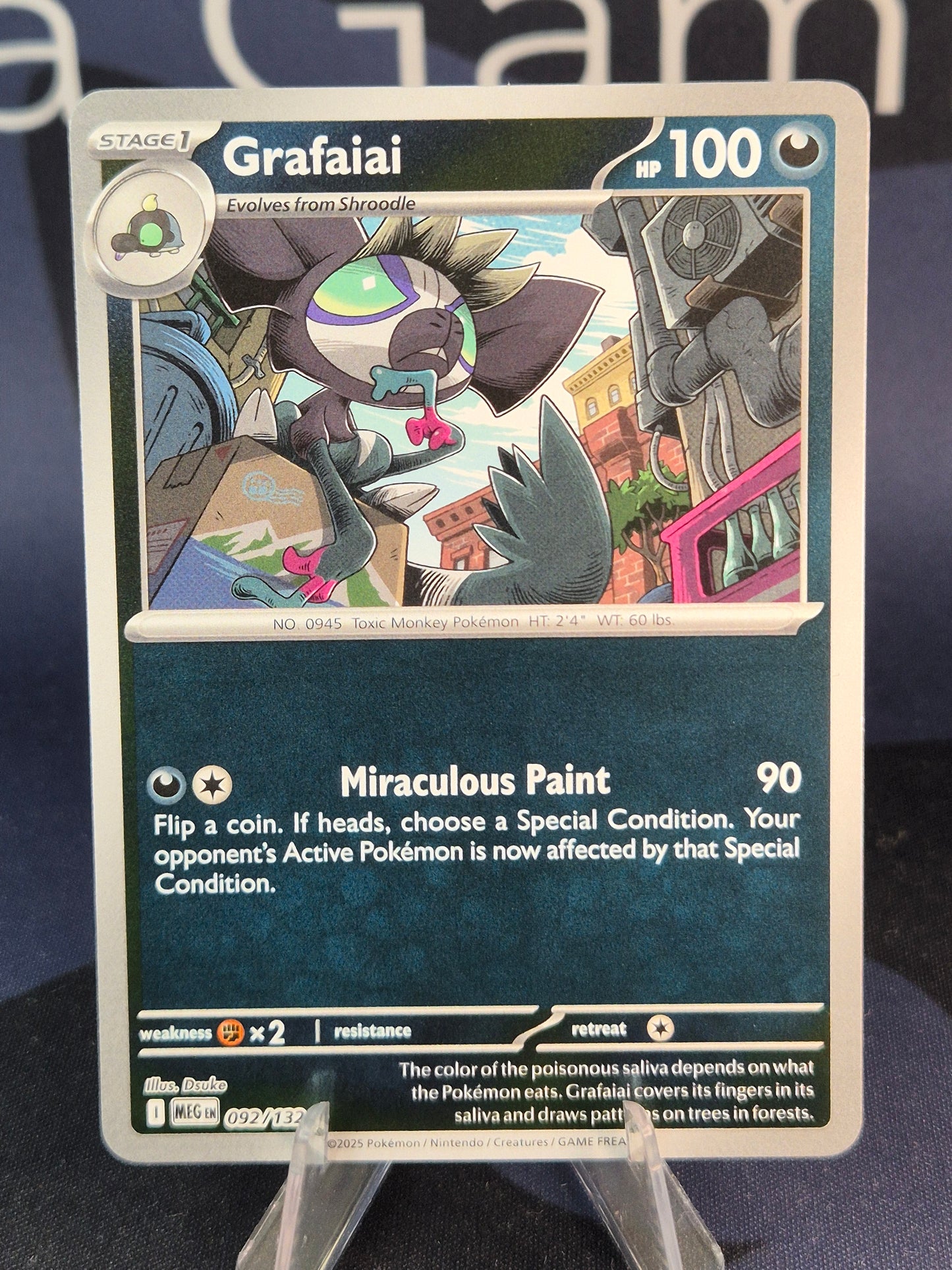 Grafaiai 092/132 Mega Evolution Reverse Holo
