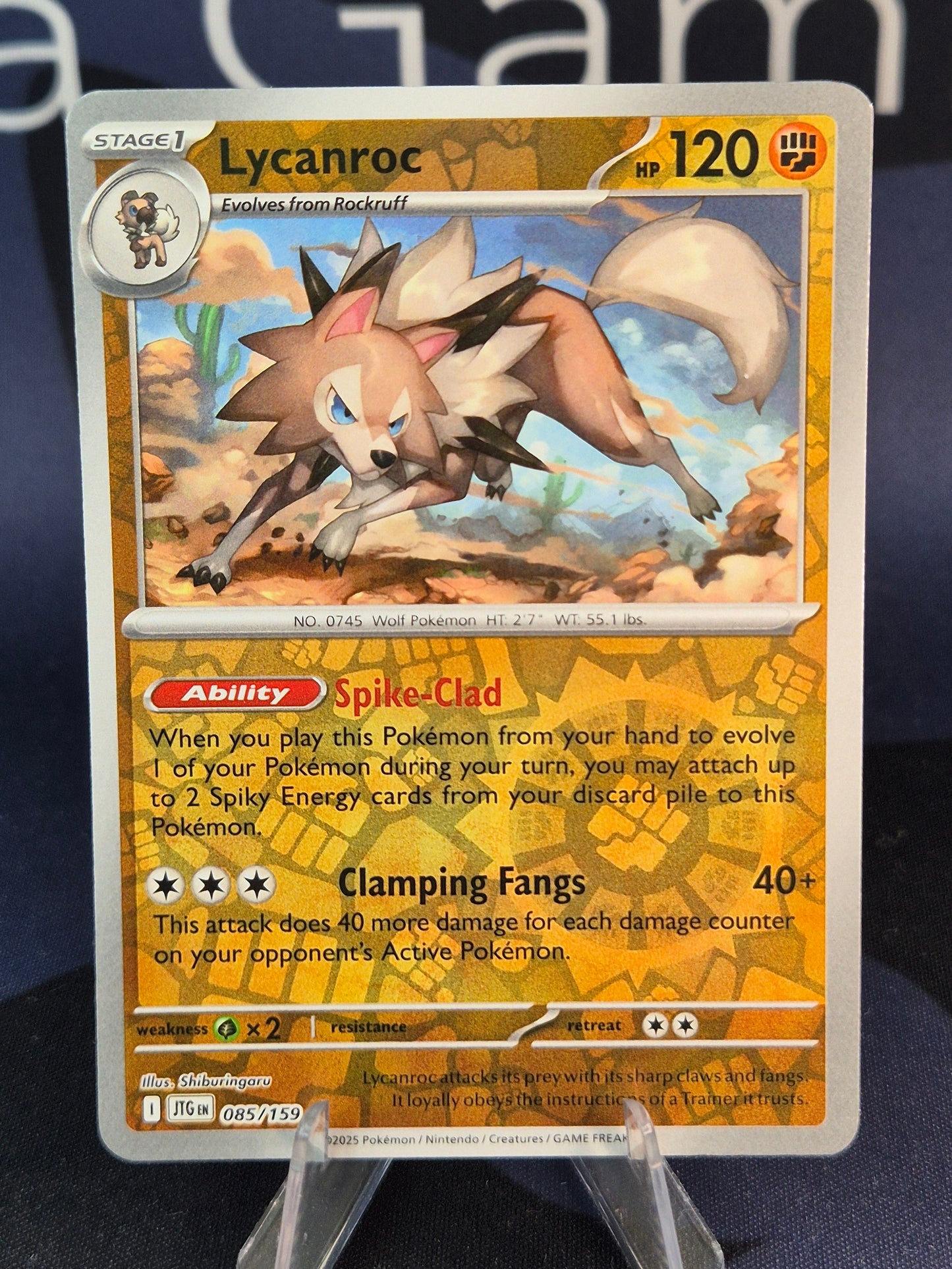 Lycanroc 085/159 Journey Together Reverse Holo