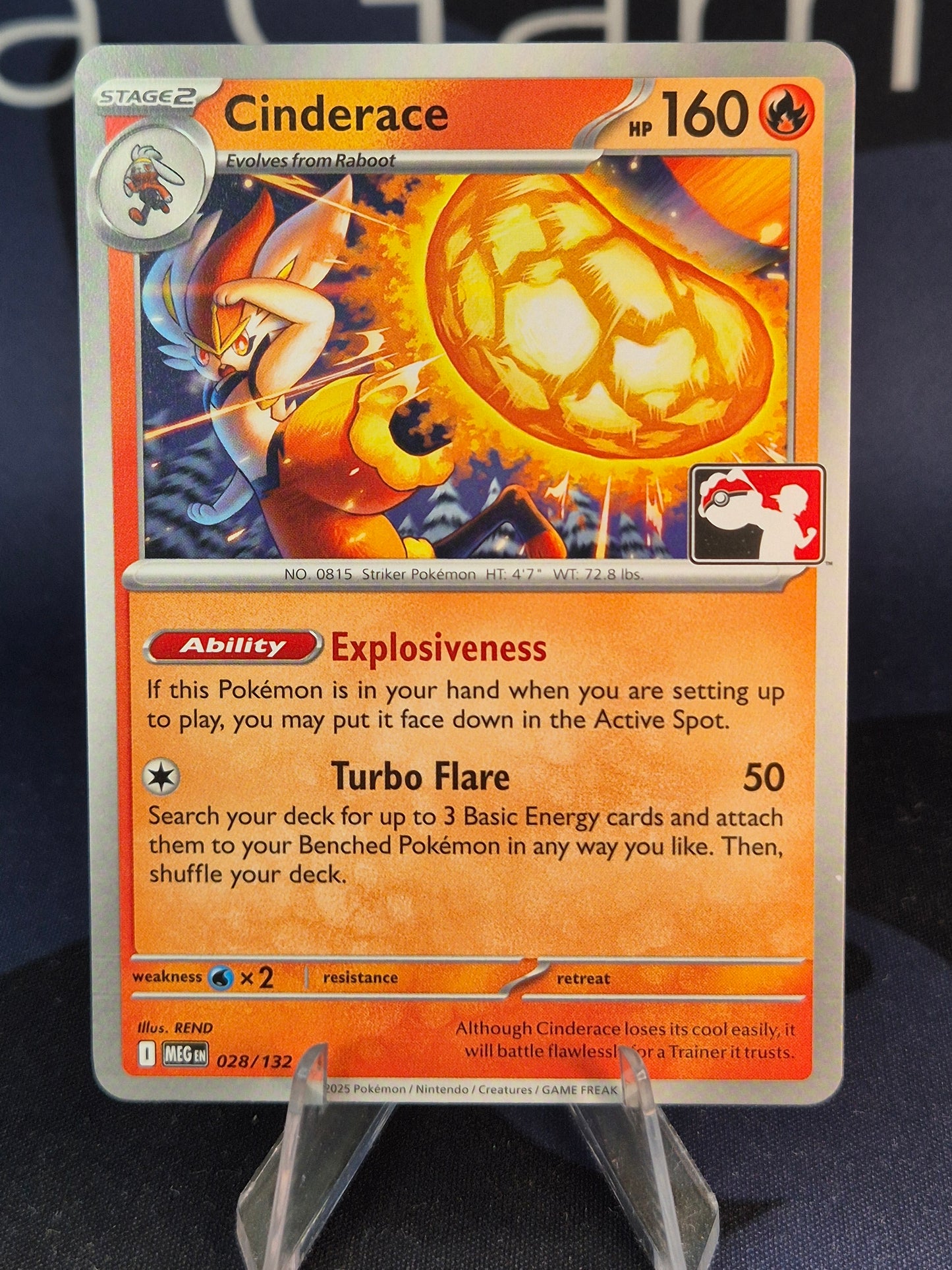 Cinderace Play Stamp Series 8