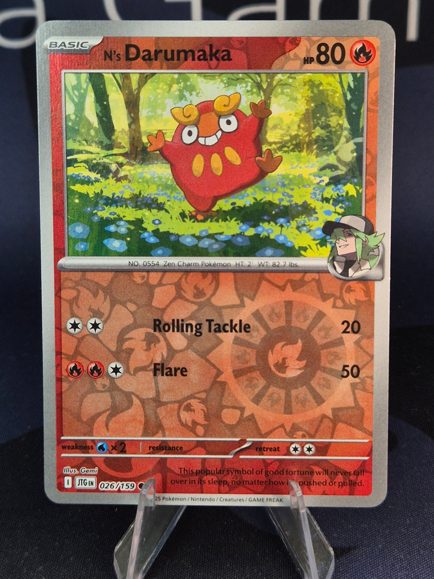 N's Darumaka 026/159 Journey Together Reverse Holo