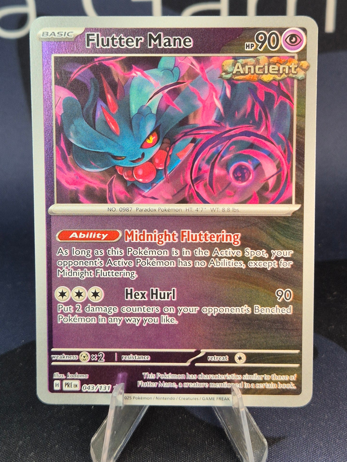 Flutter Mane 043/131 Prismatic Evolutions Reverse Holo