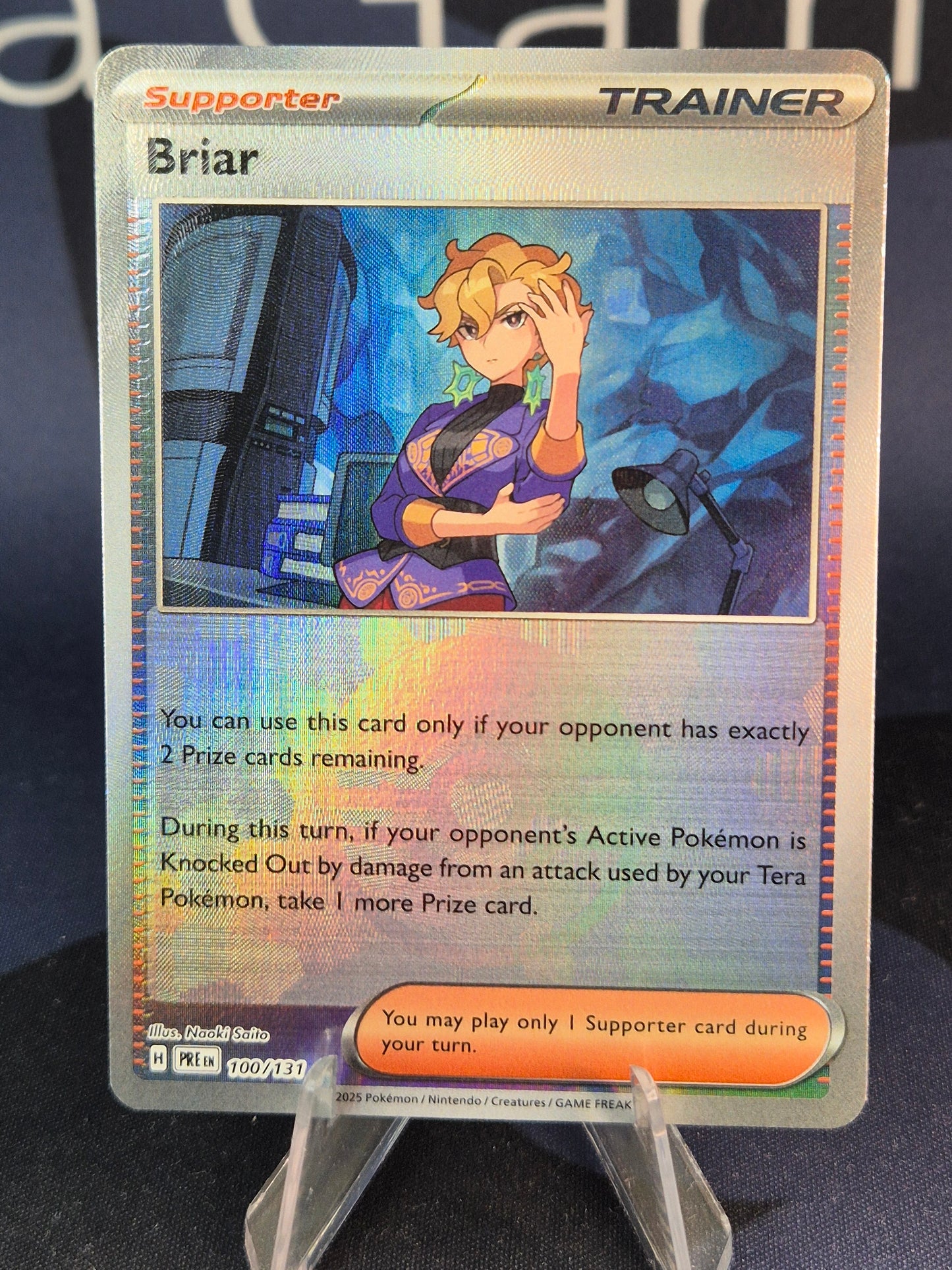Briar 100/131 Prismatic Evolutions Pokeball Reverse Holo
