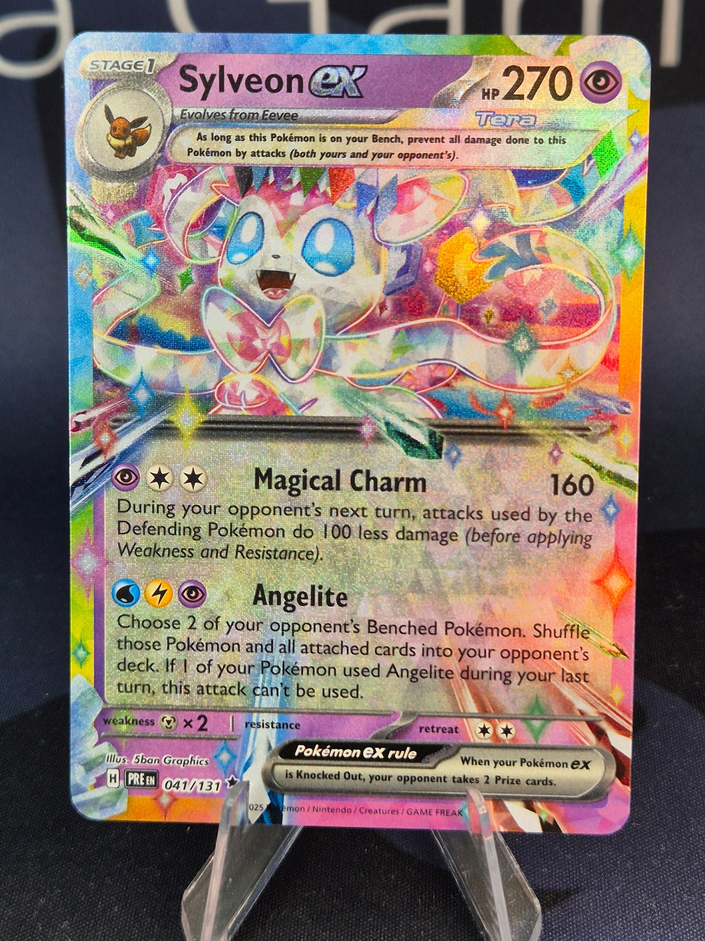 Sylveon ex 041/131 Prismatic Evolutions Double Rare
