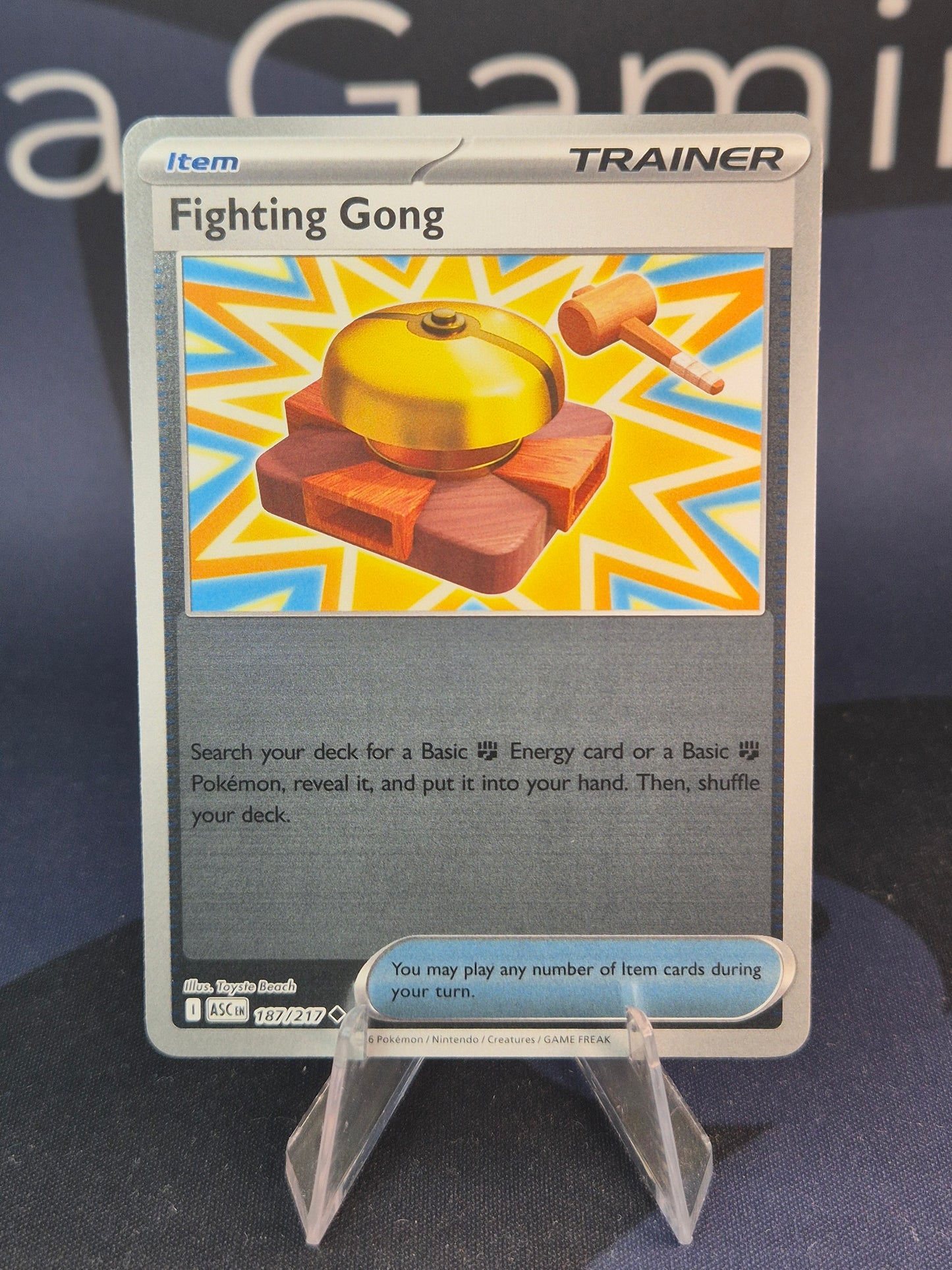 Fighting Gong 187/217 Ascended Heroes Reverse Holo