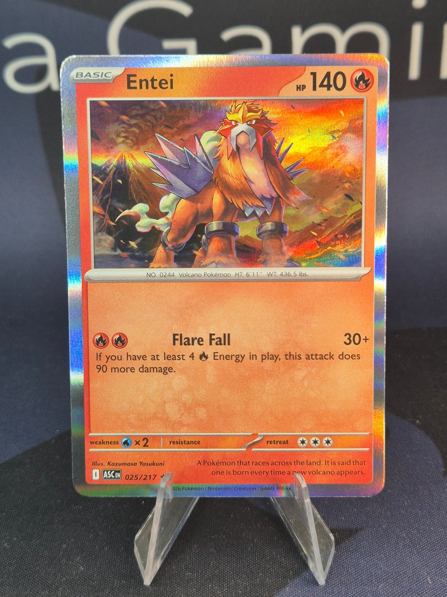 Entei 025/217 Ascended Heroes Holo