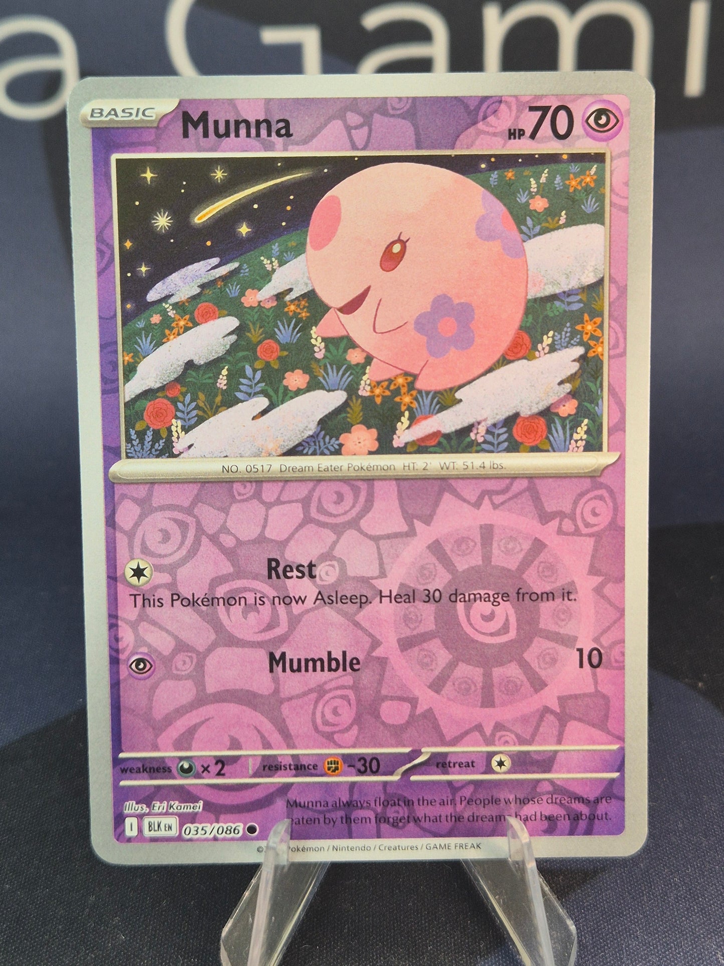 Munna 035/086 Black Bolt Reverse Holo