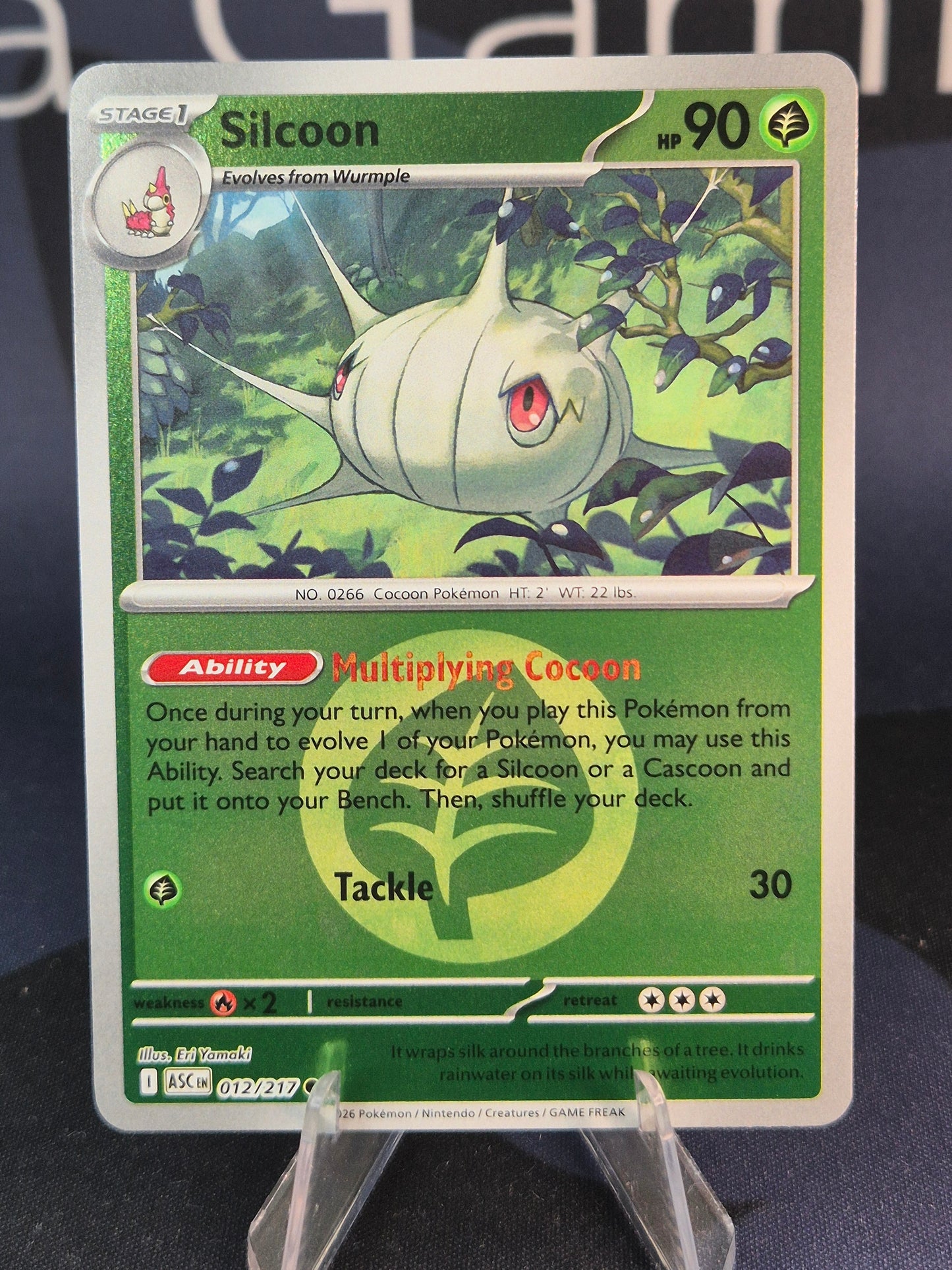 Silcoon 012/217 Ascended Heroes Reverse Holo