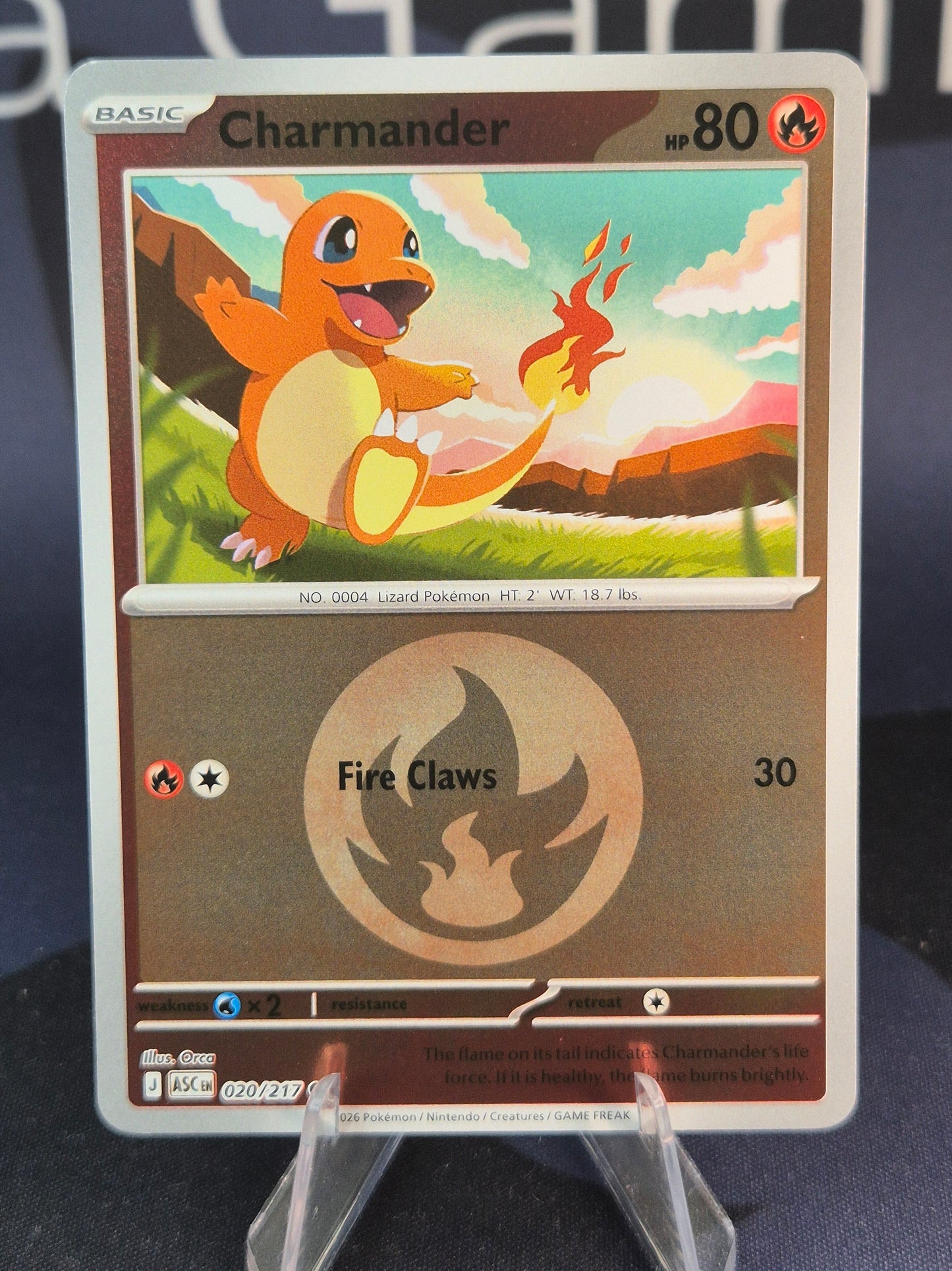 Charmander 020/217 Ascended Heroes Reverse Holo