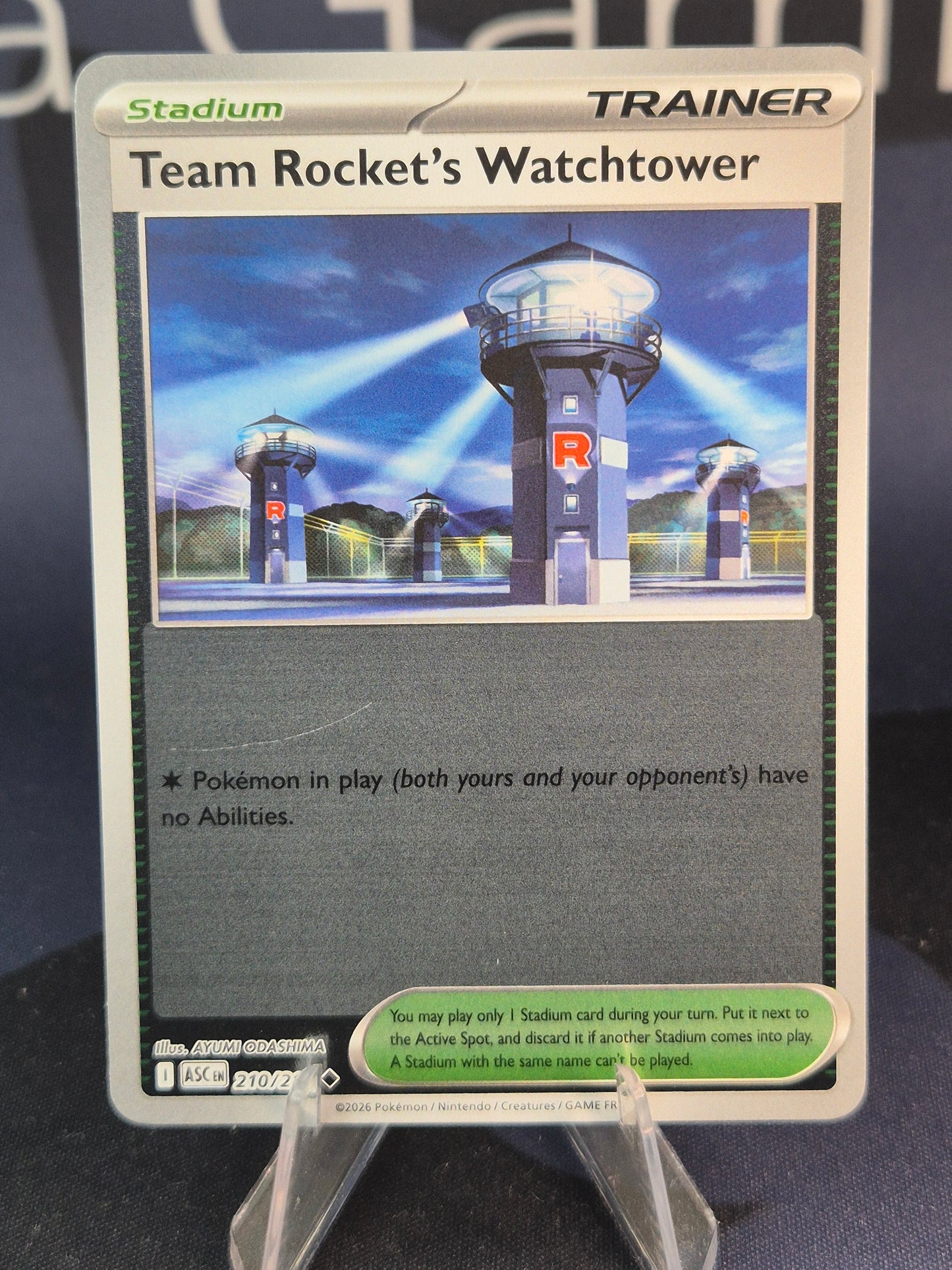 Team Rocket's Watchtower 210/217 Ascended Heroes Reverse Holo