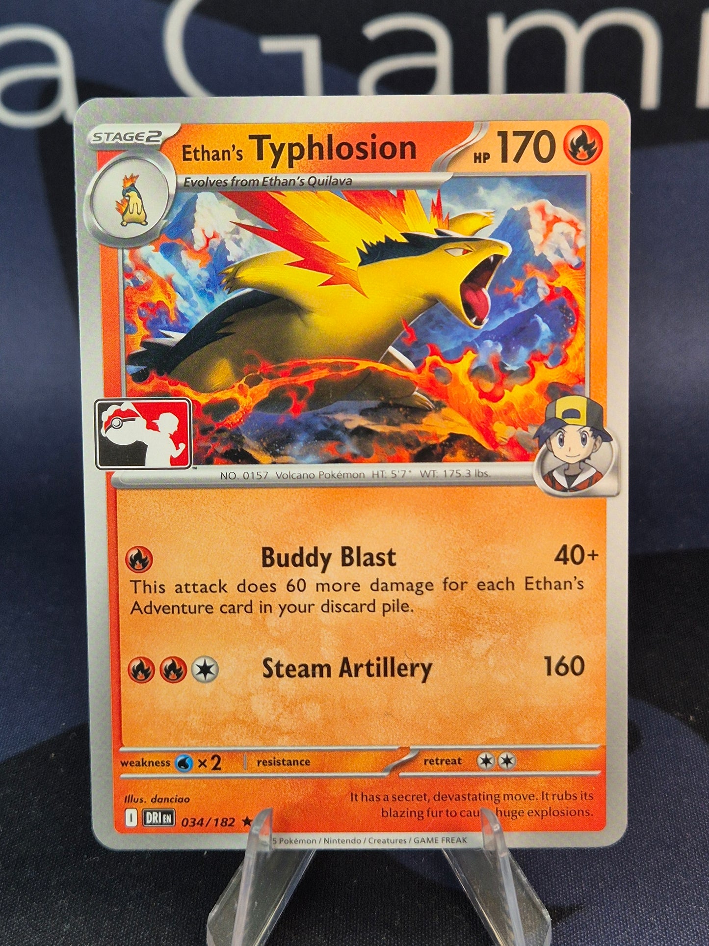 Ethan's Typhlosion Play Stamp Series 8