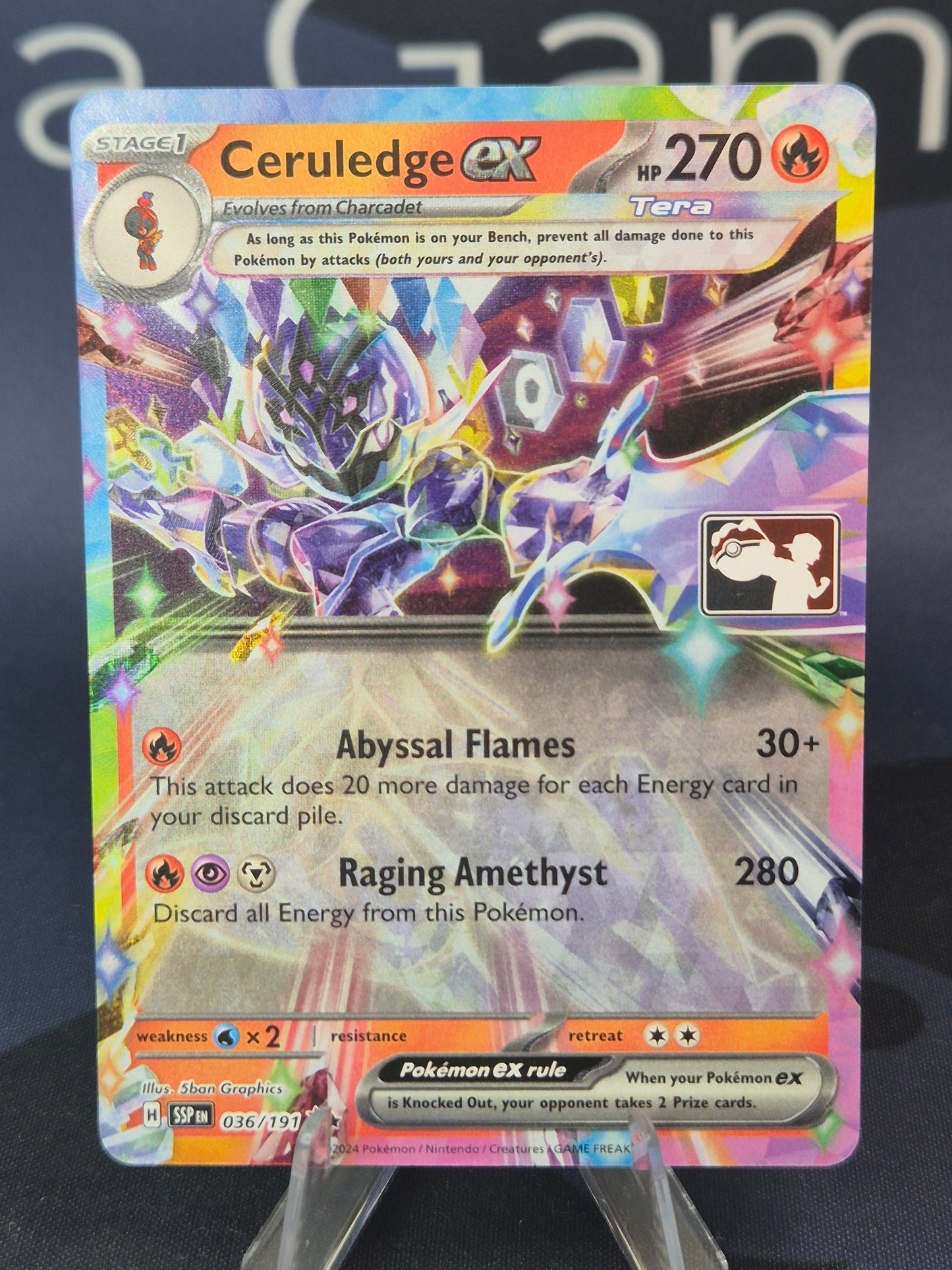 Ceruledge ex Play Stamp Series 7 Holo