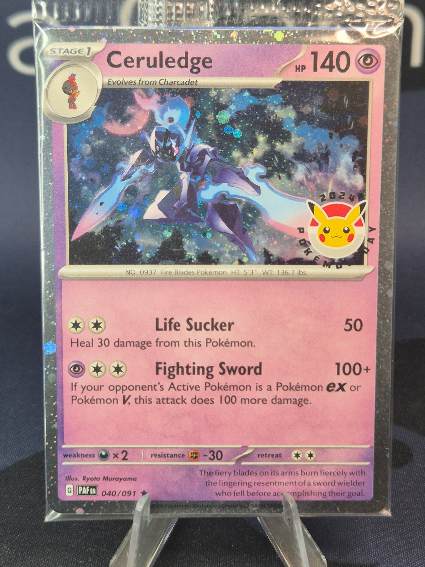 Ceruledge Pokemon Day 2024 SEALED