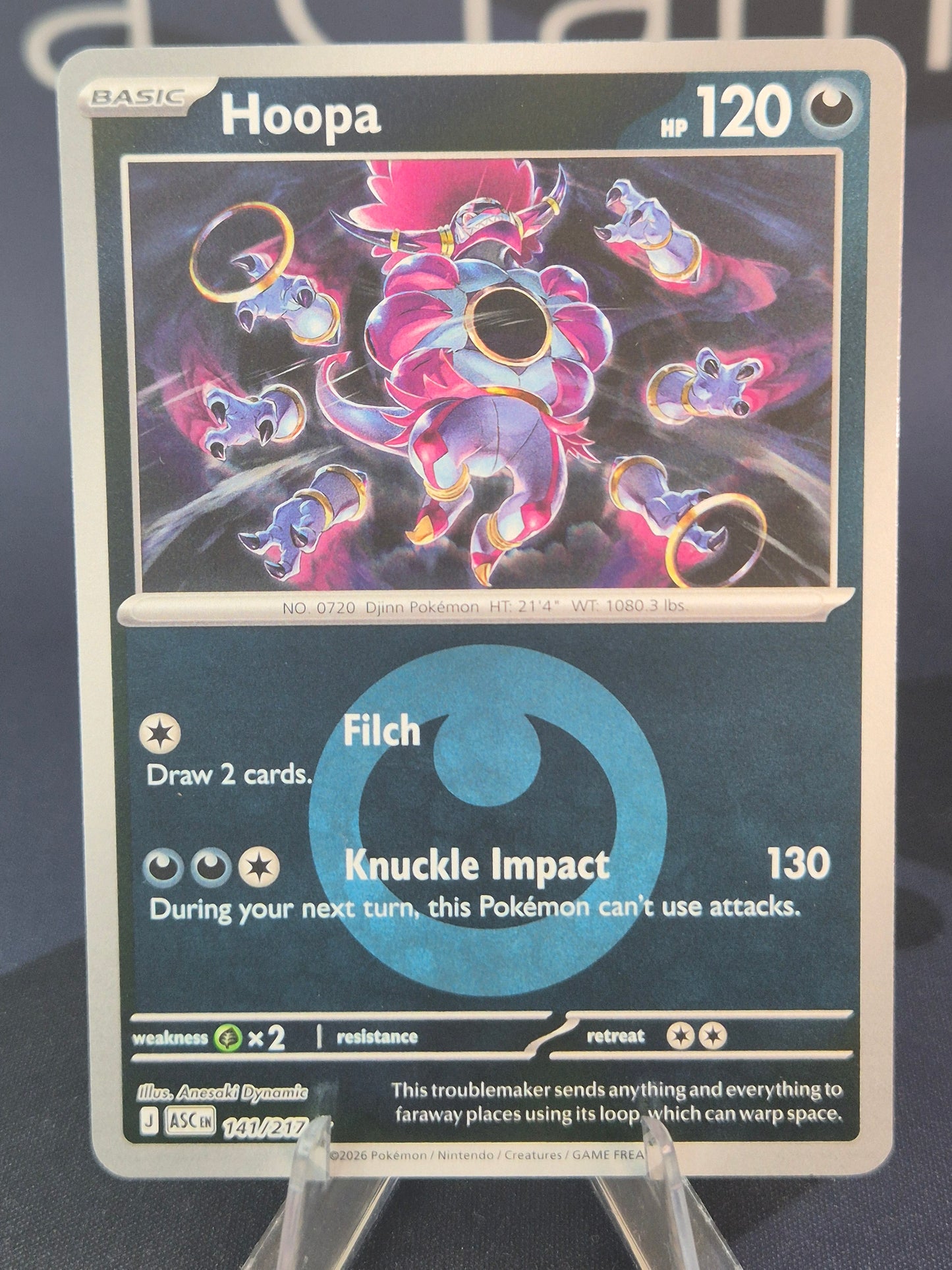 Hoopa 141/217 Ascended Heroes Reverse Holo