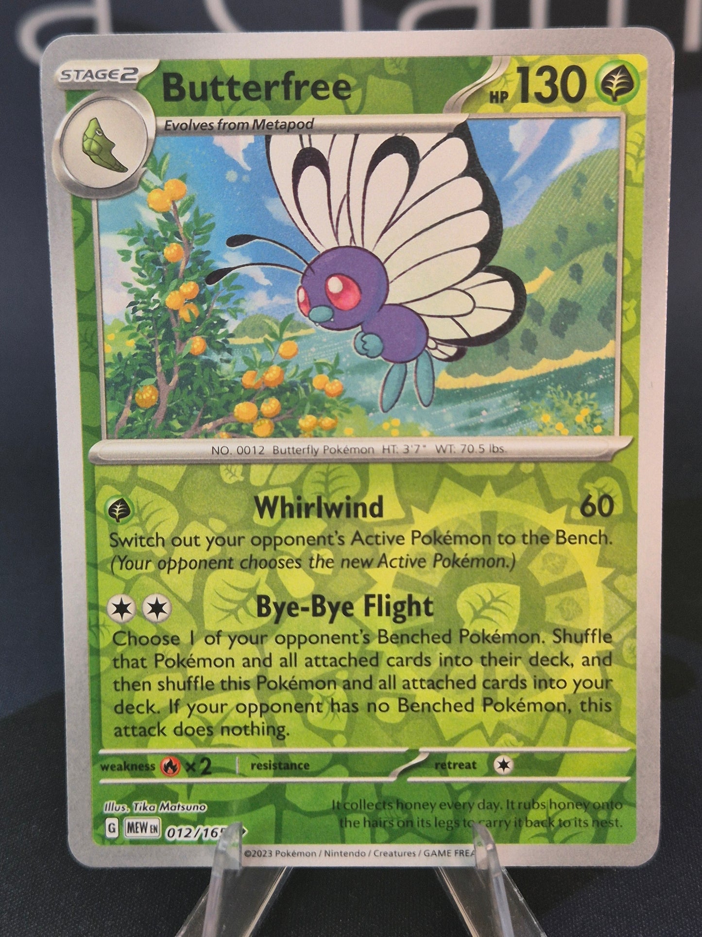 Butterfree 012/165 151 Reverse Holo