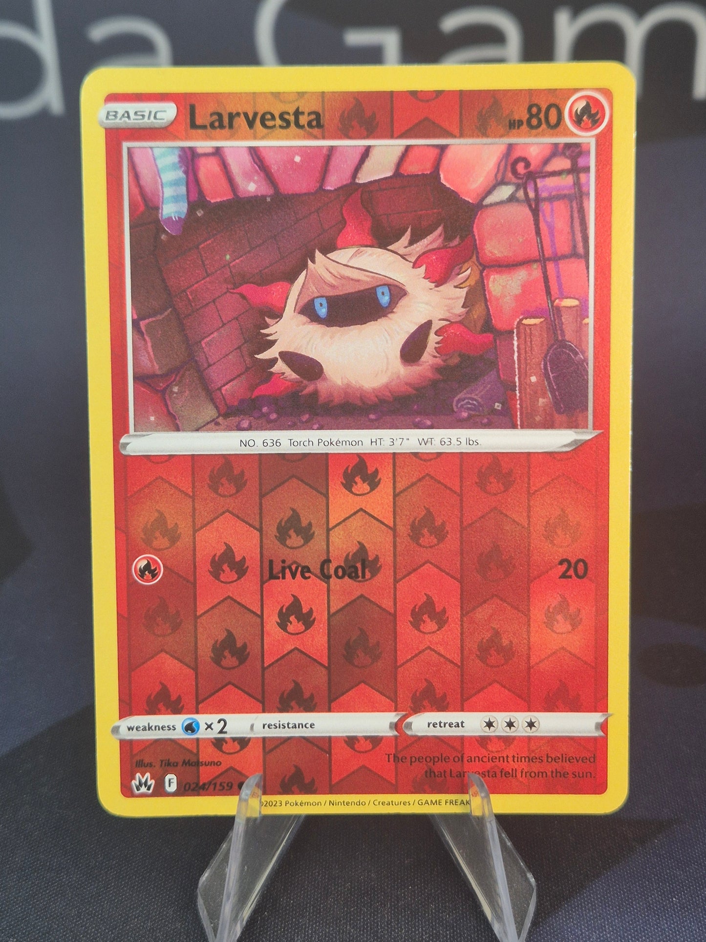 Larvesta 024/159 Crown Zenith Reverse Holo