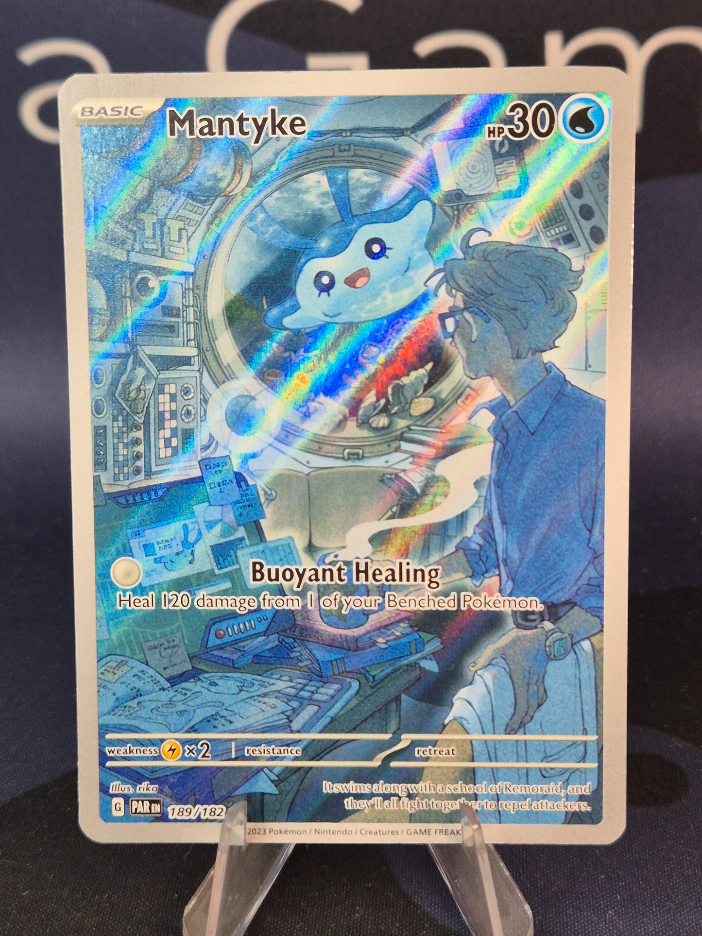 Mantyke 189/182 Paradox Rift Illustration Rare