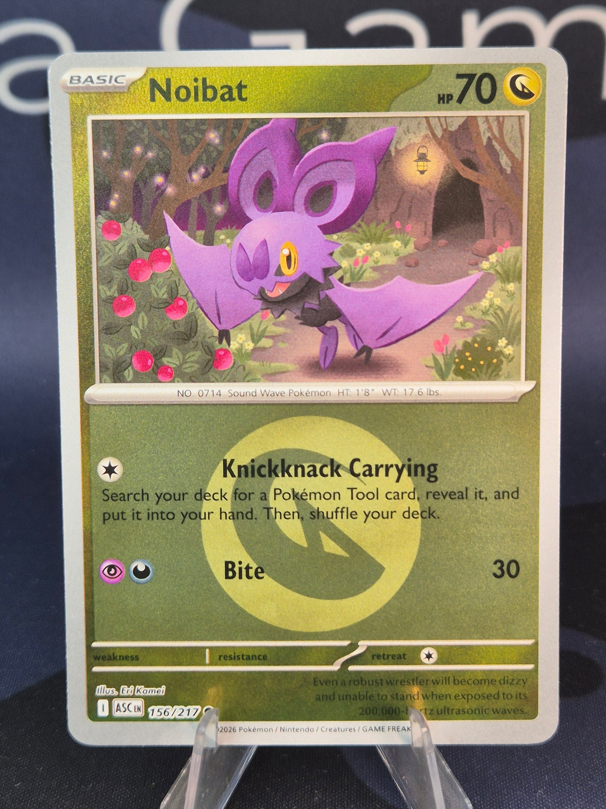 Noibat 156/217 Ascended Heroes Reverse Holo